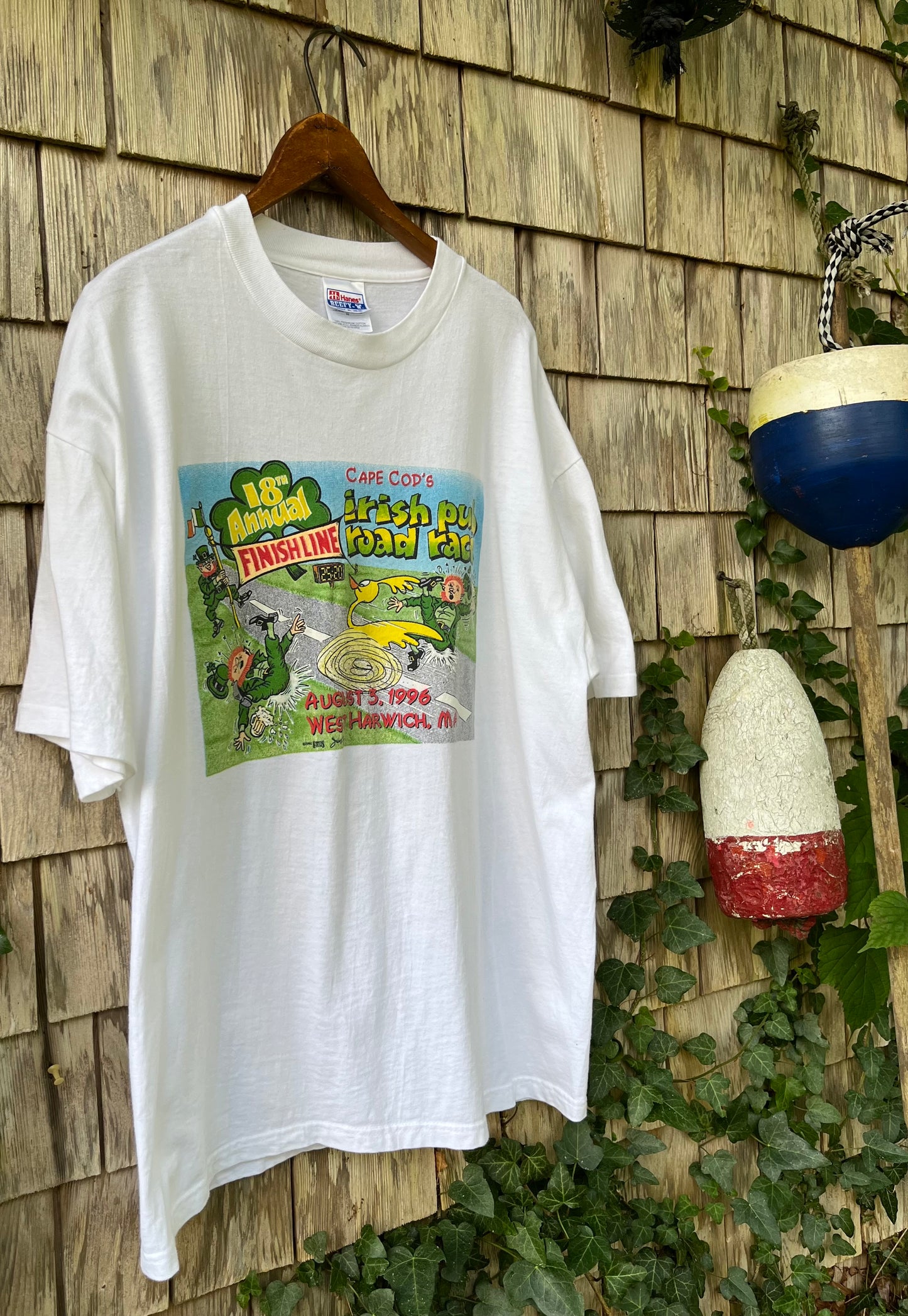 90s Irish Pub West Harwich Road Race T-Shirt (XL)