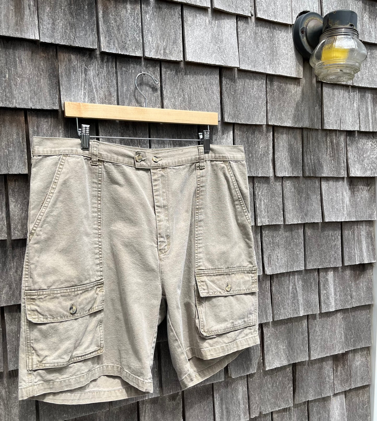 80s Eddie Bauer Cotton Utility Shorts (38/8.5)