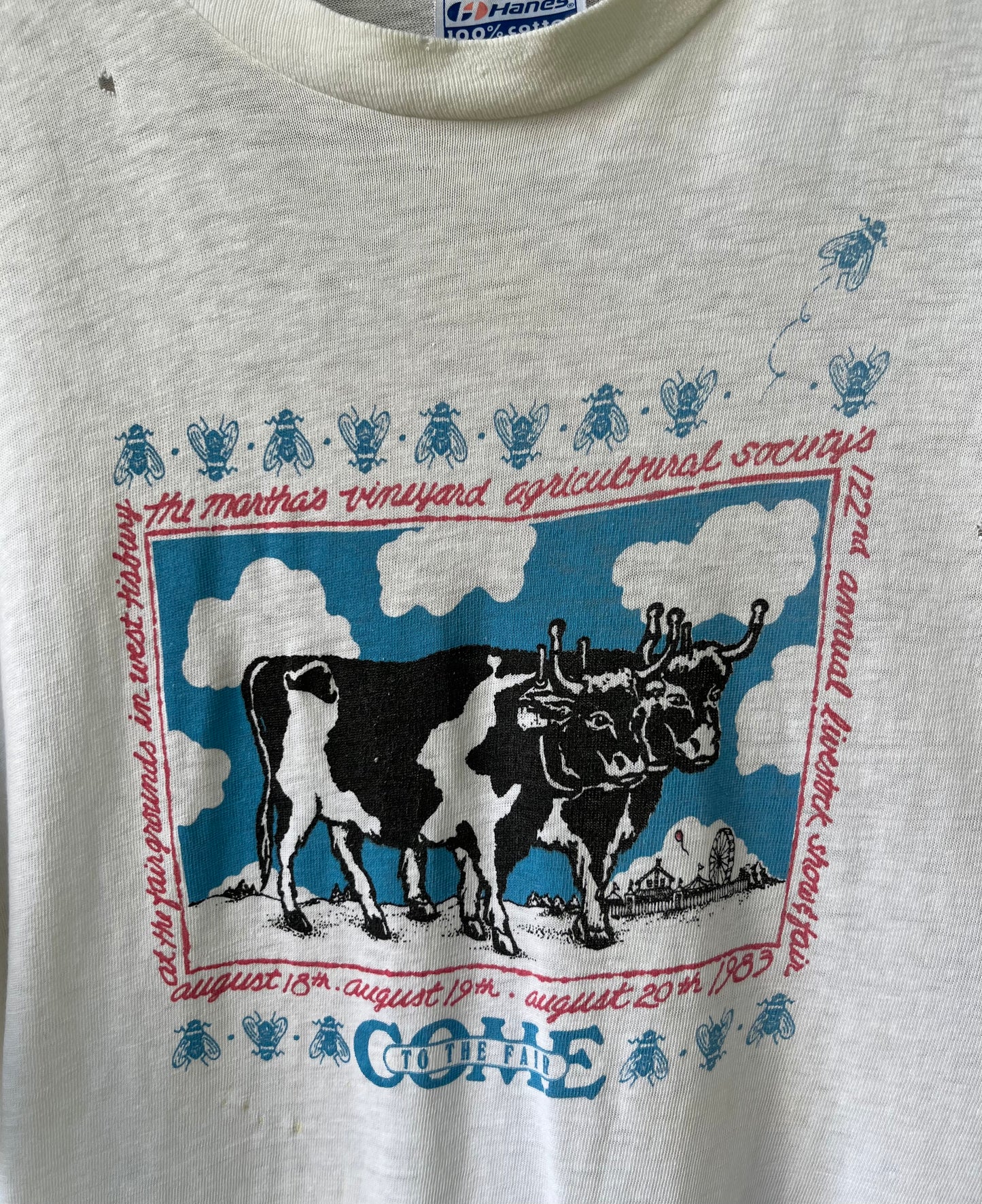 80s Martha’s Vineyard Agricultural Fair T-Shirt (L)