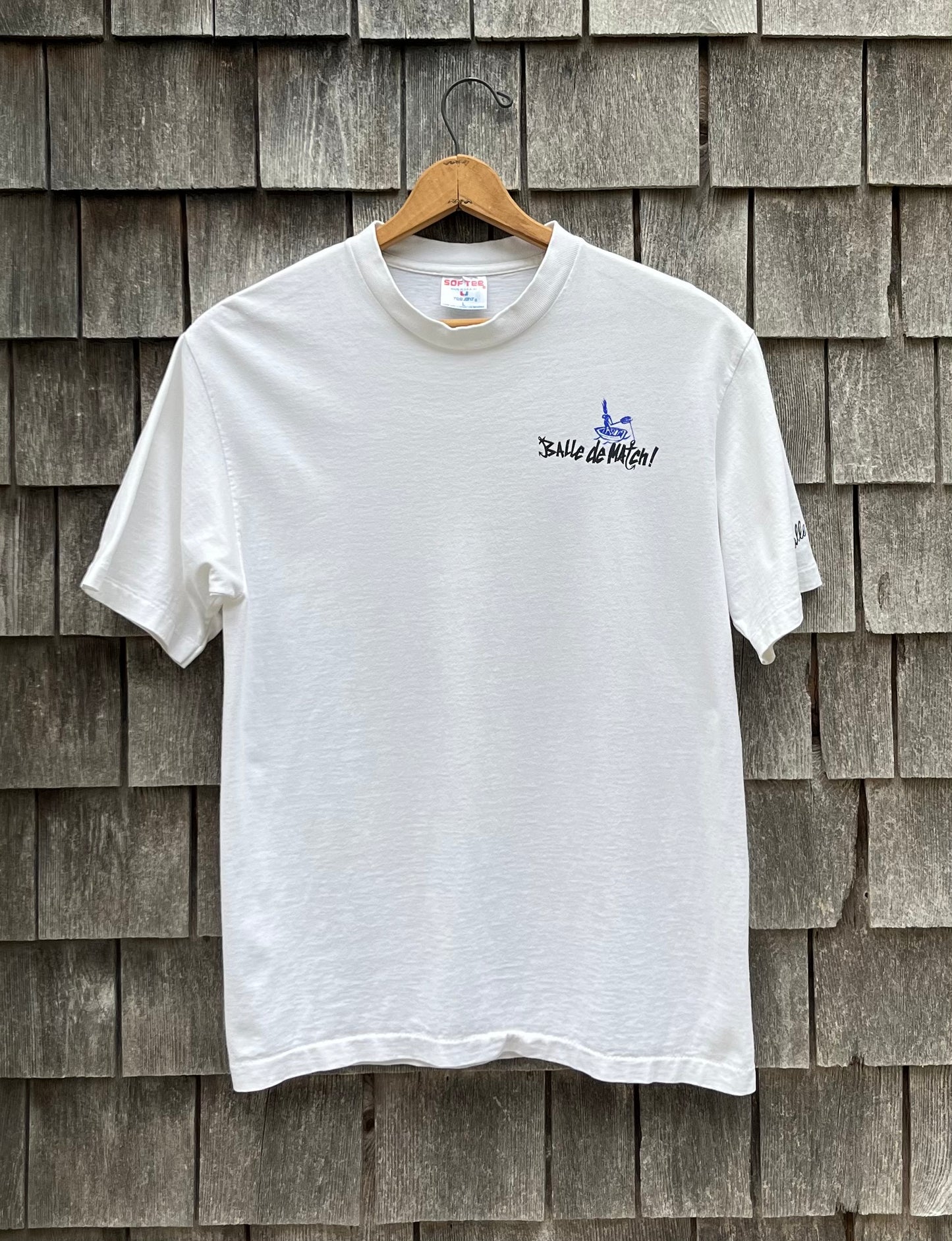 90s Balle De Match Tennis Marlin T-Shirt (M)