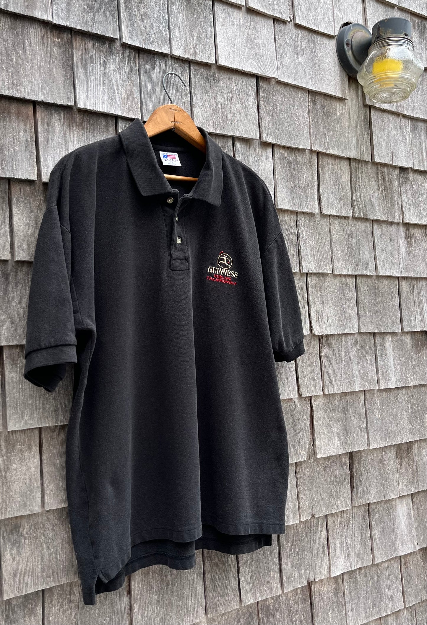 90s Guinness Irish Hurling Championships Polo Shirt (XL)