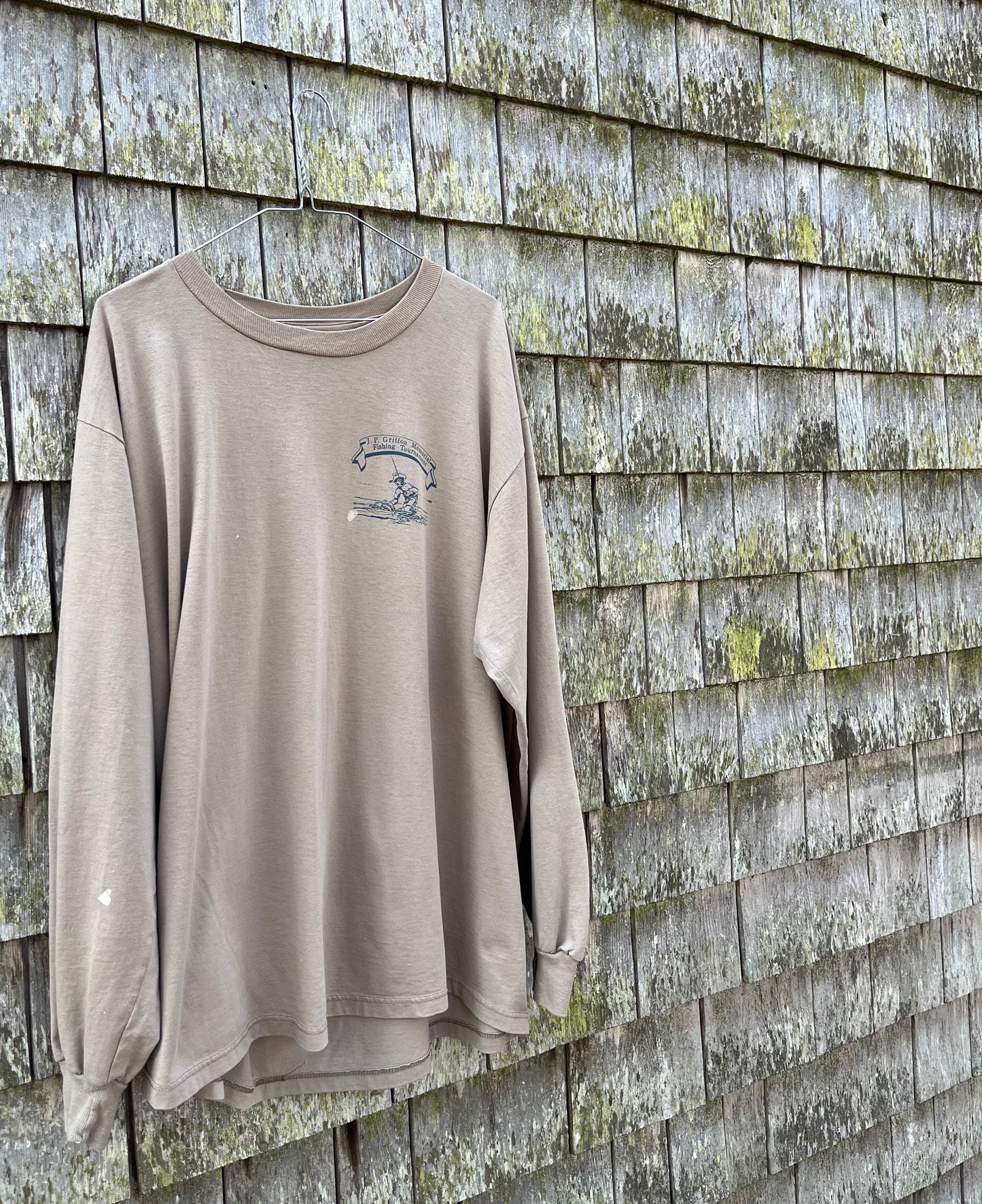 90s Texas J.P. Griffon Memorial Fishing Tournament Long Sleeve T-Shirt (XL)