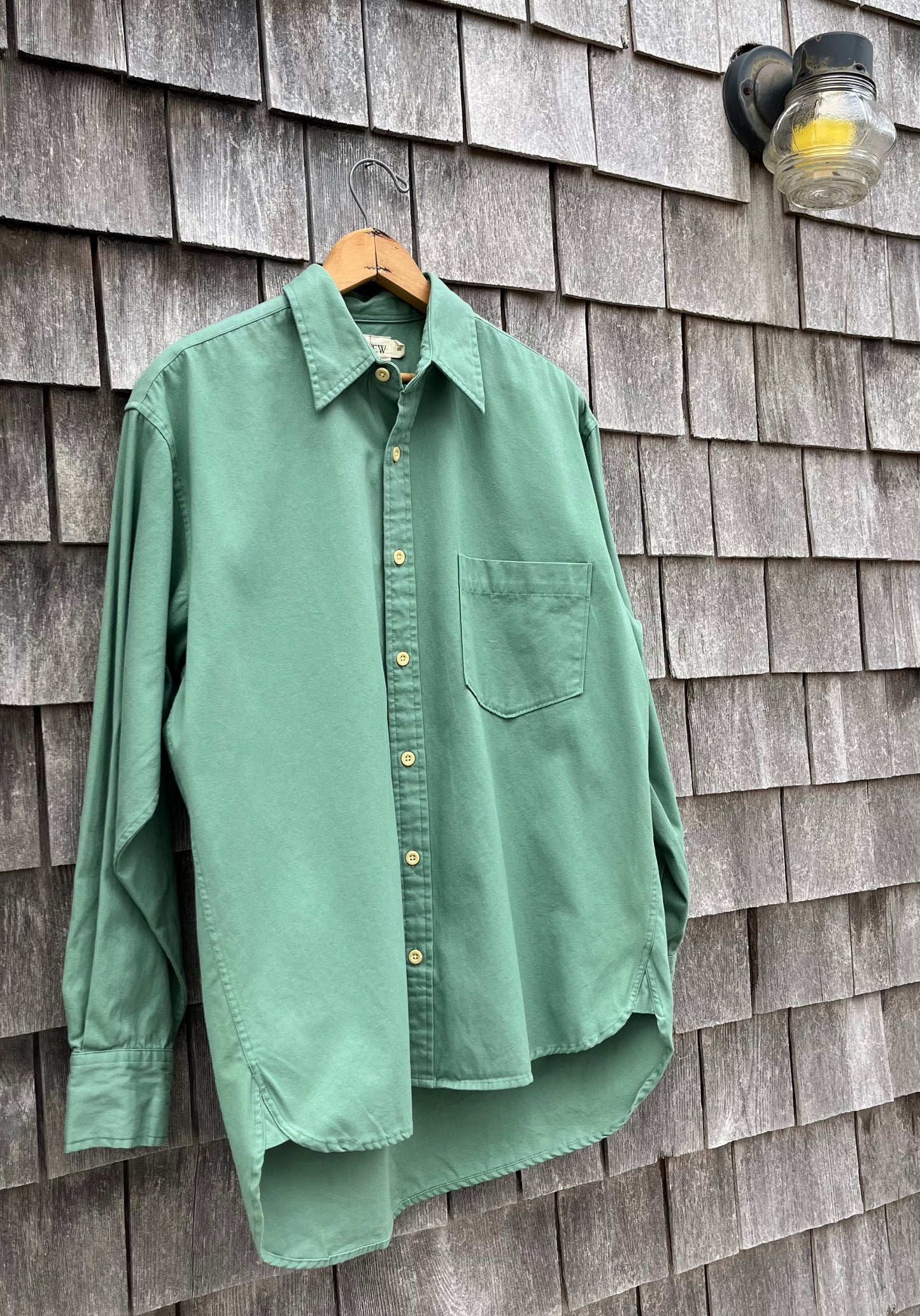 90s J.Crew Brushed Cotton Button Up Shirt (L)