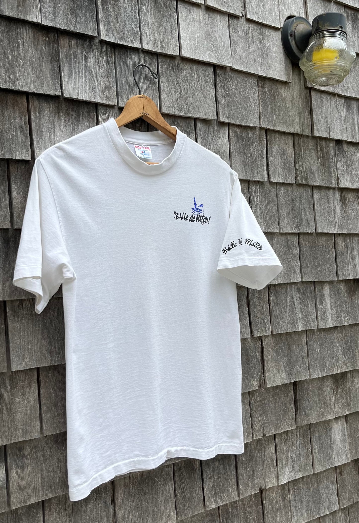 90s Balle De Match Tennis Marlin T-Shirt (M)