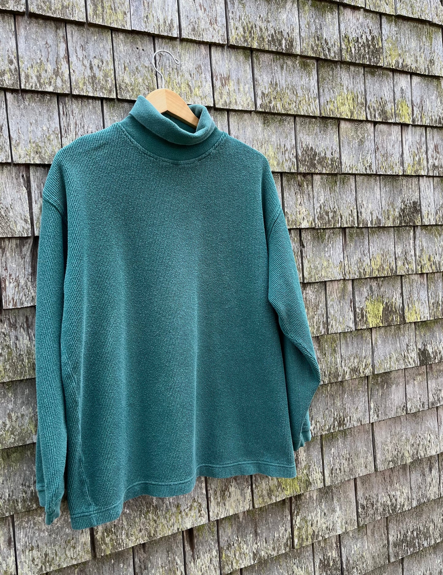 90s GAP Ribbed Cotton Turtleneck Shirt (L)