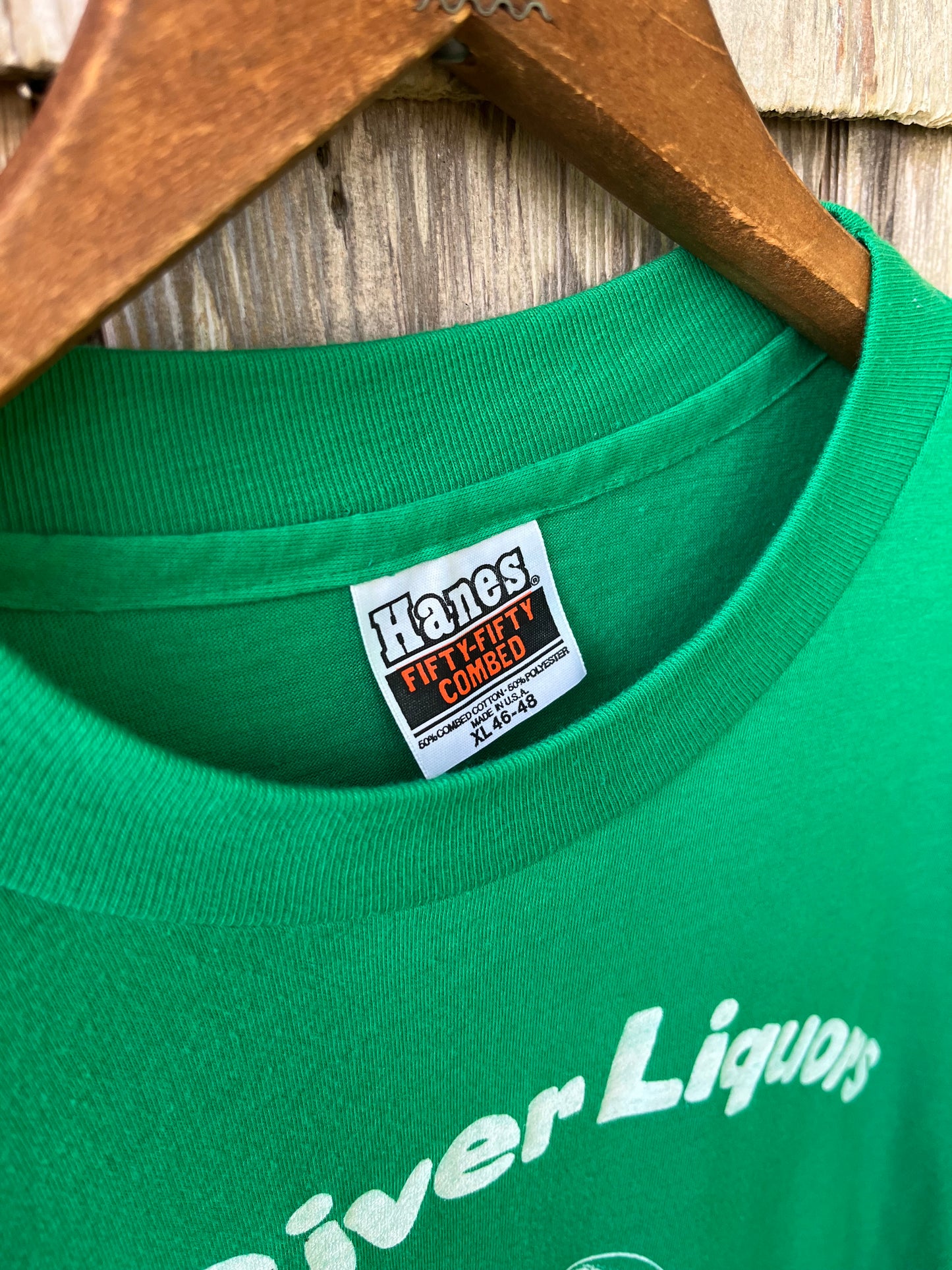 80s Bass River Liquors Yarmouth T-Shirt (L)