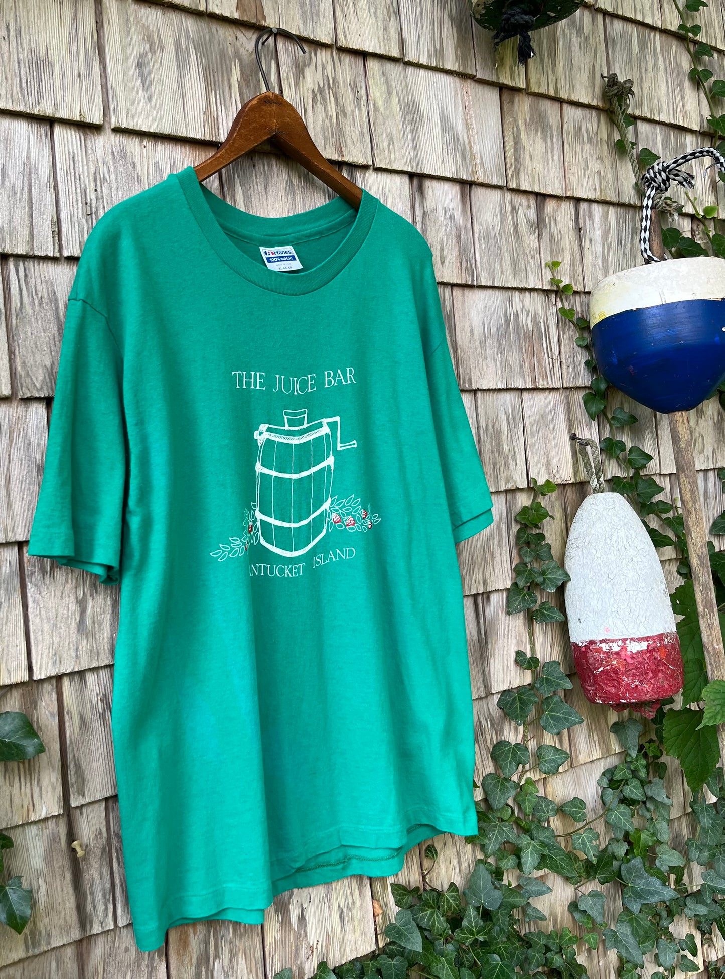 90s Nantucket Juice Bar Ice Cream Shop T-Shirt (M)