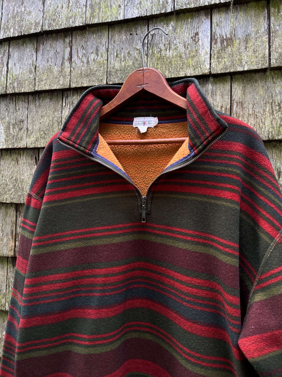 90s J.Crew Lightweight Fleece Quarter-Zip (L)