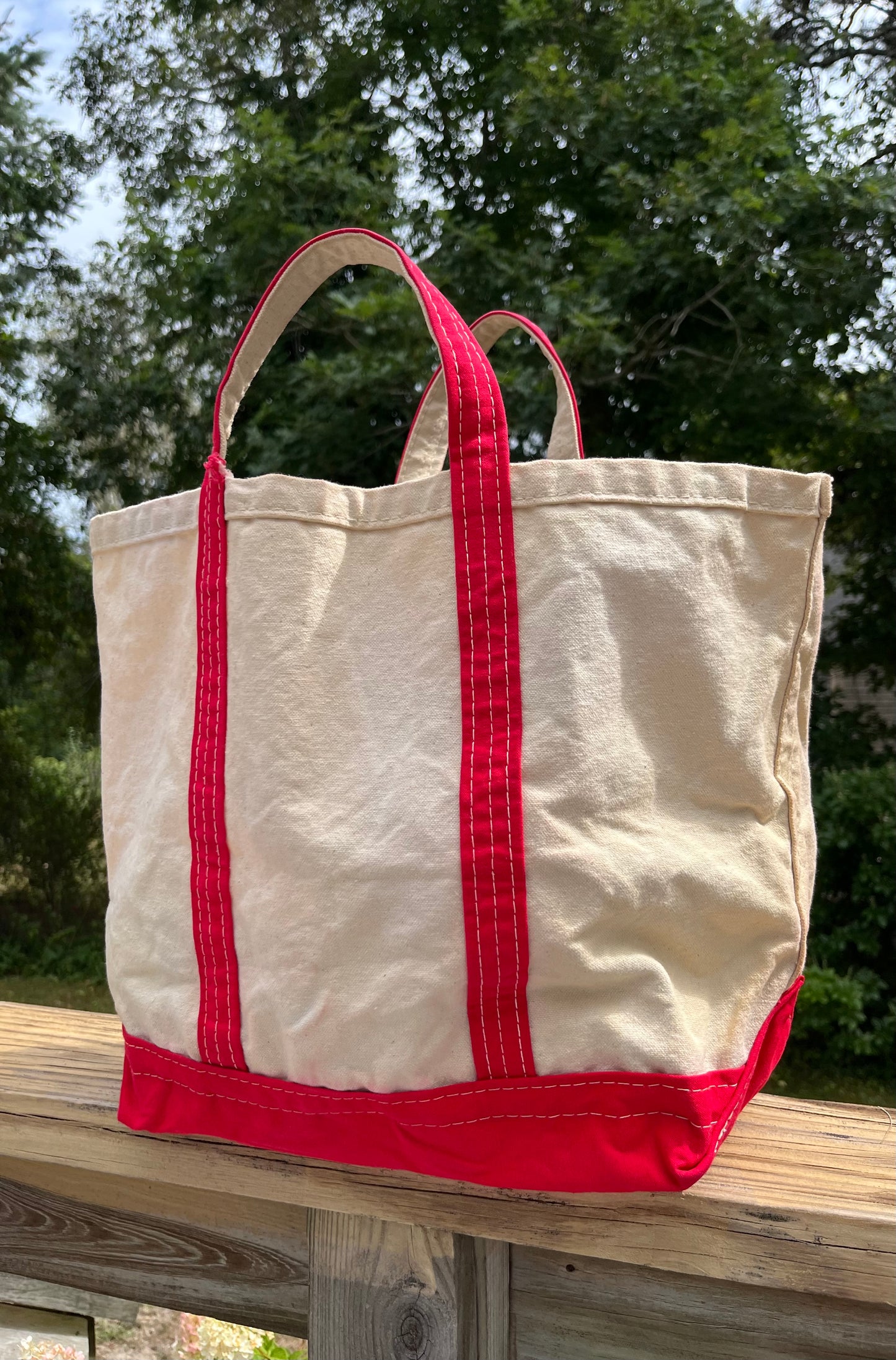 90s Nantucket Historical Society Centennial Celebration Canvas Tote Bag (19x13")