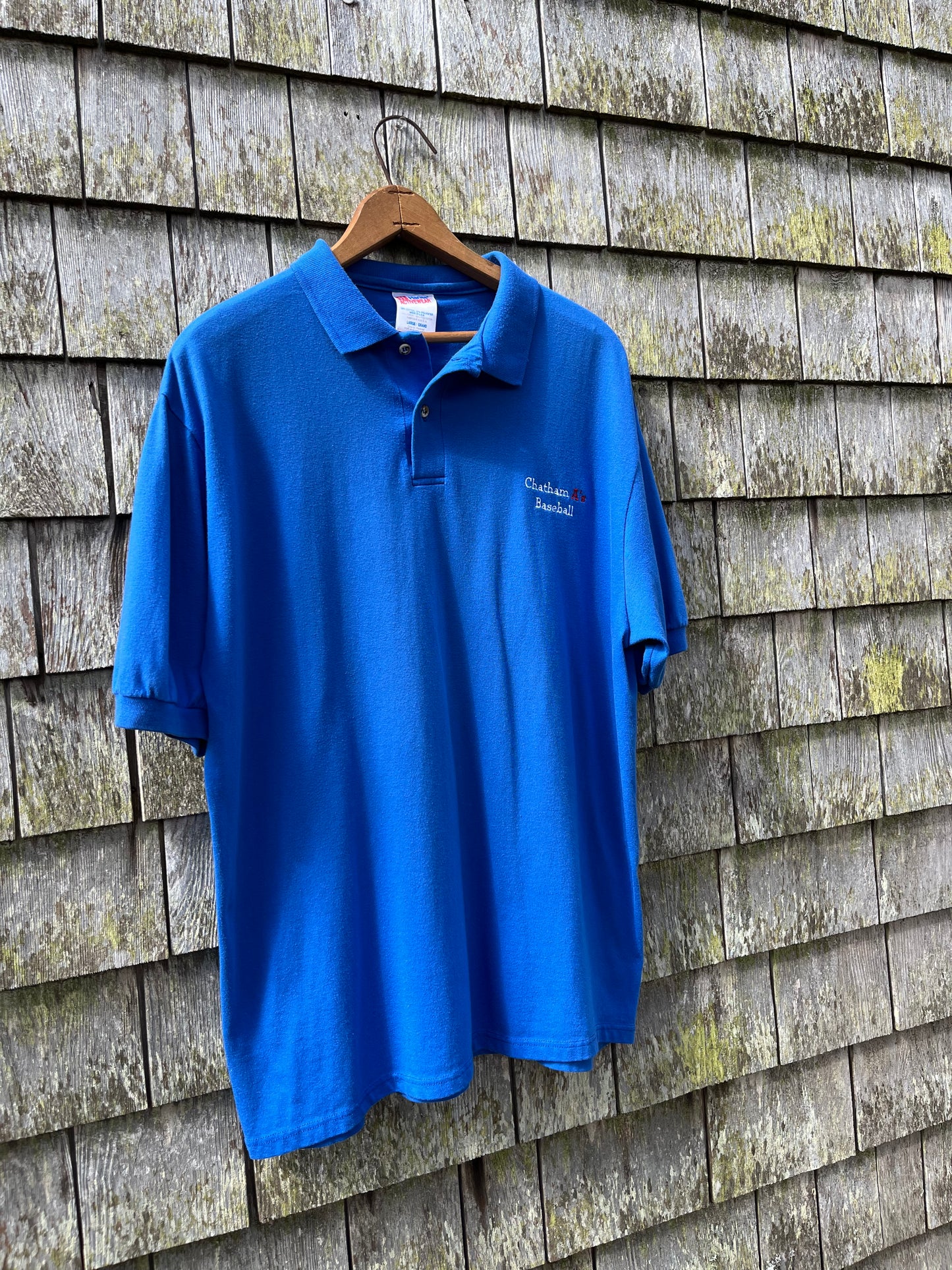 90s Chatham A’s Cape Cod Baseball League Polo Shirt (L)