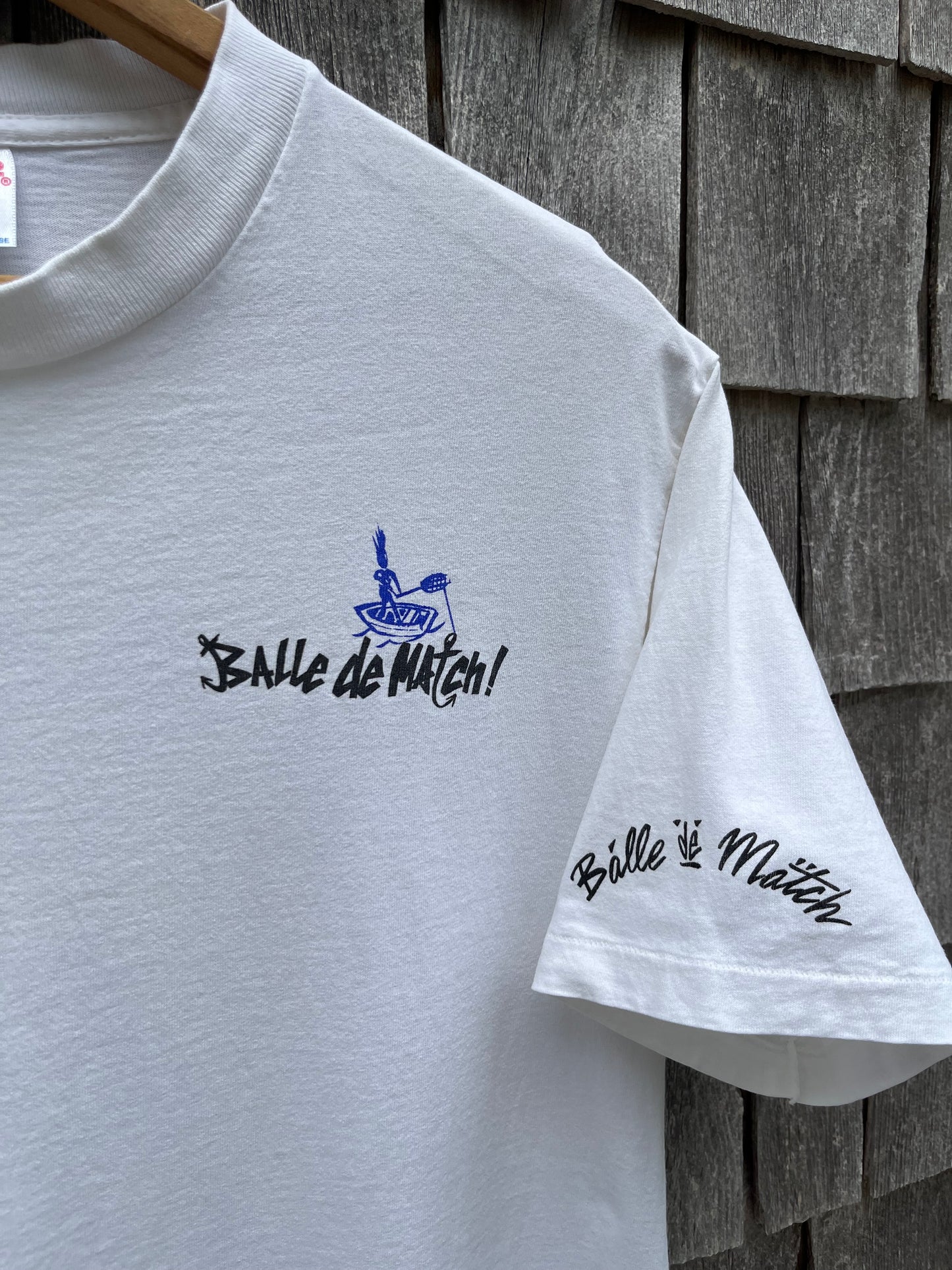 90s Balle De Match Tennis Marlin T-Shirt (M)