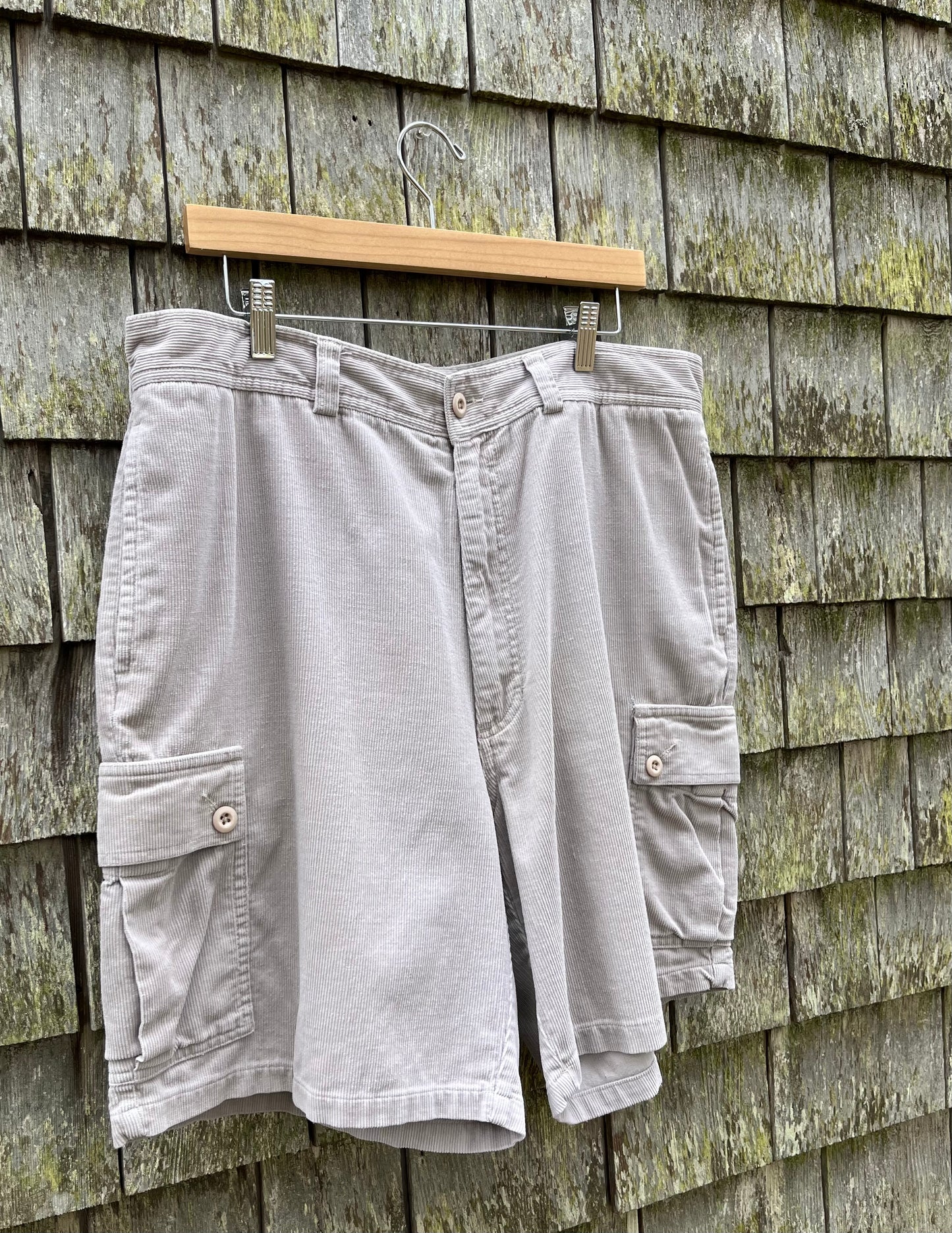 90s Polo Ralph Lauren Pin Wale Corduroy Cargo Shorts (36/6”)