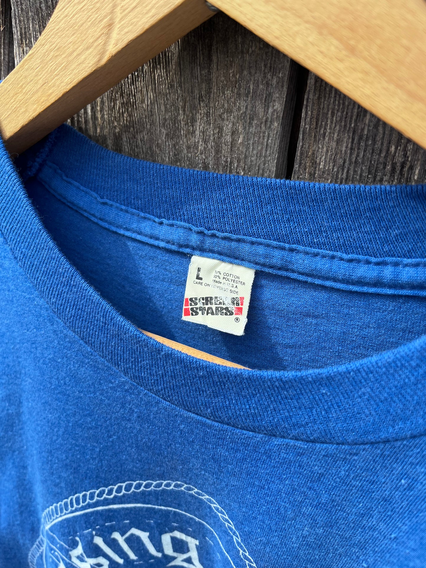 80s Bermuda Biological Station Passing Wind Social Club T-Shirt (L)