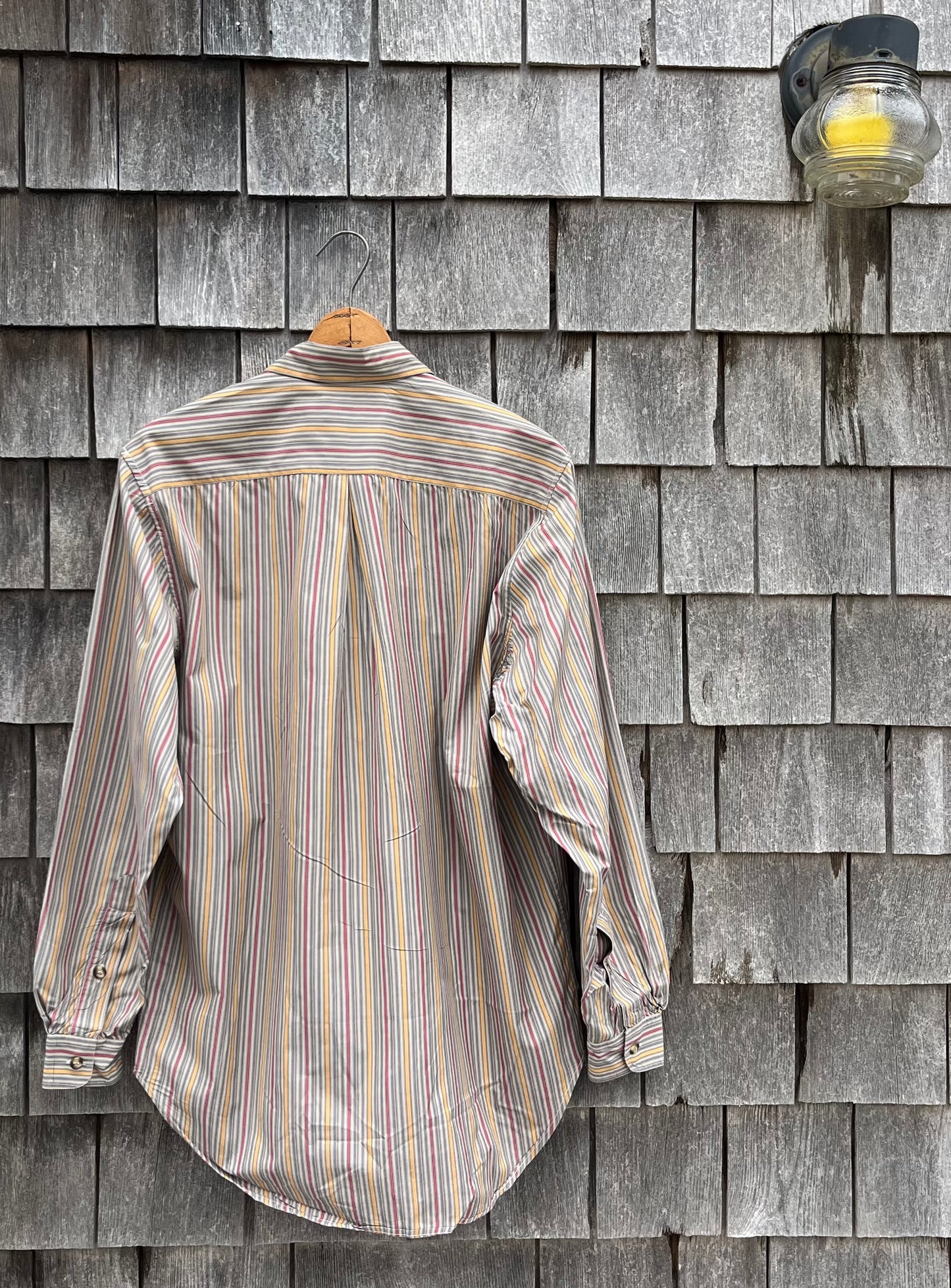80s Banana Republic Cotton Poplin Button Up Shirt (L)