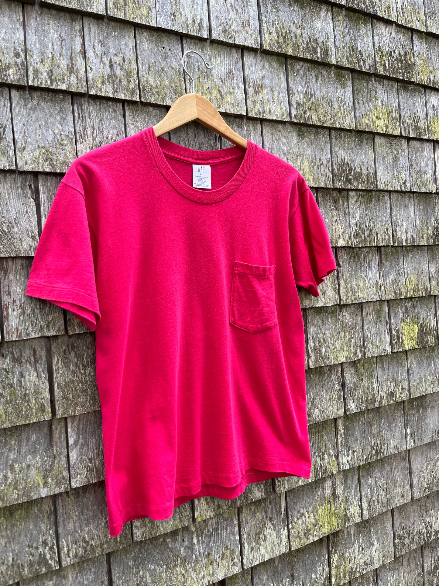 90s GAP Cotton Pocket T-Shirt (S)