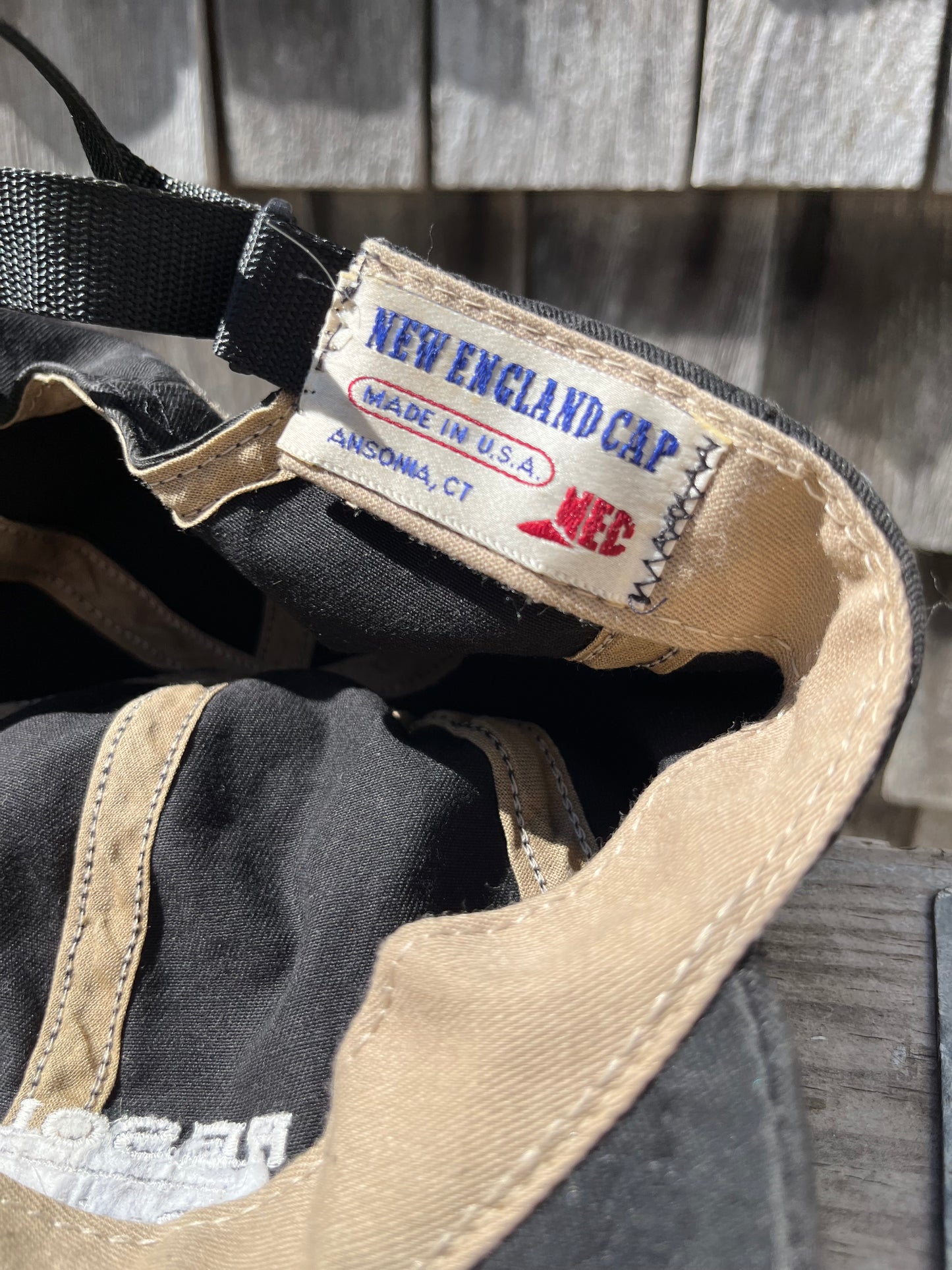 90s Resolute Racing Shells Strapback Cap by New England Cap (One Size)