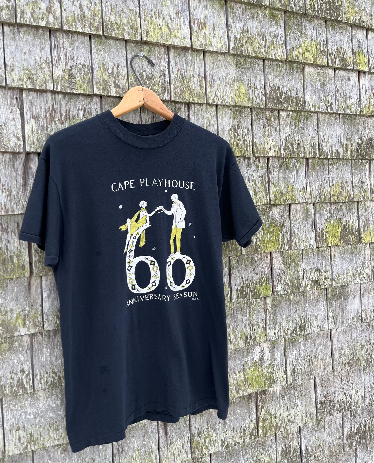 80s Edward Gorey Cape Playhouse 60th Anniversary T-Shirt (S/M)