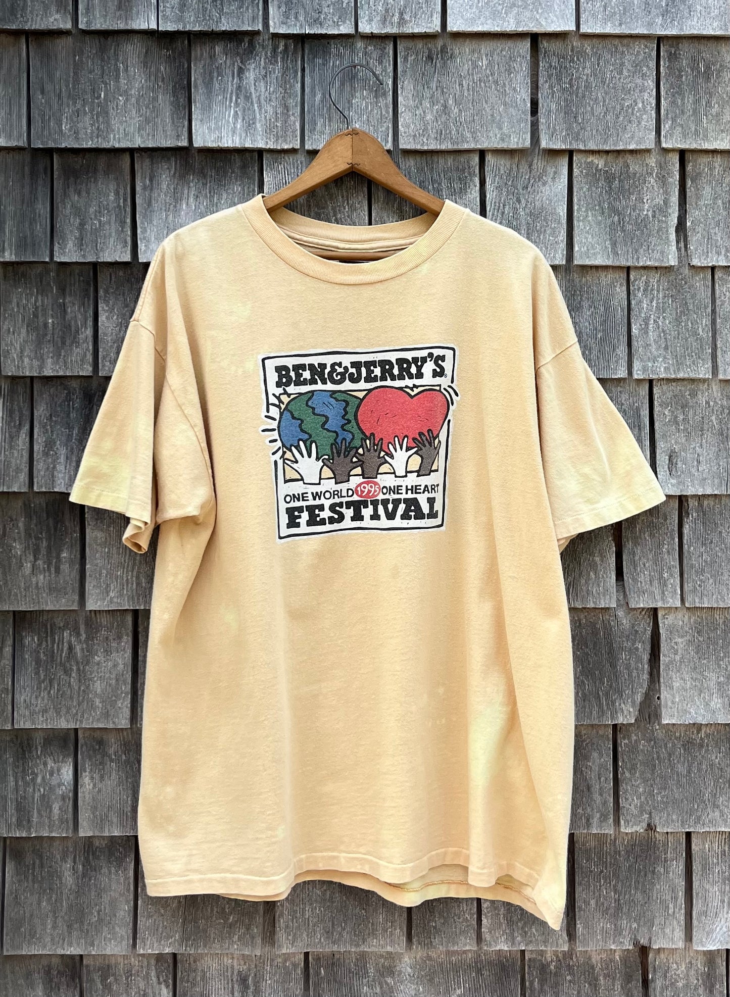 90s Ben & Jerry’s One World One Heart Festival T-Shirt (XL)