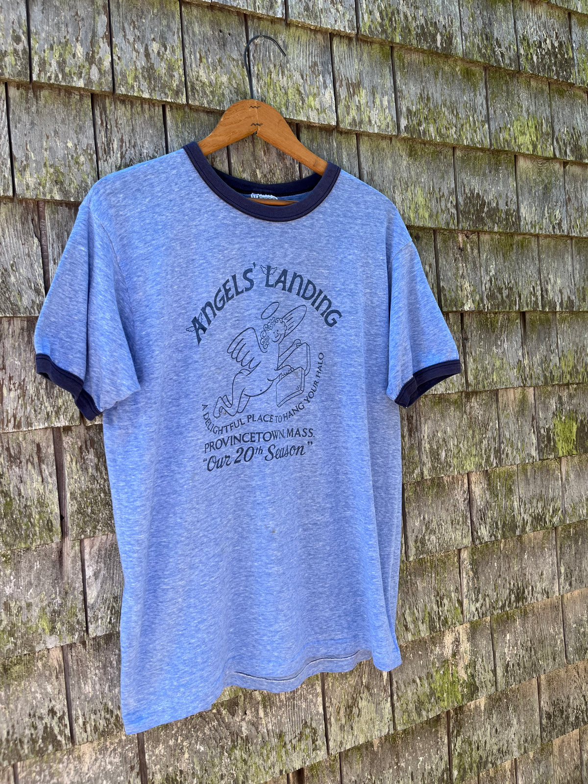 80s Angel’s Landing Provincetown Ringer T-Shirt (S/M)