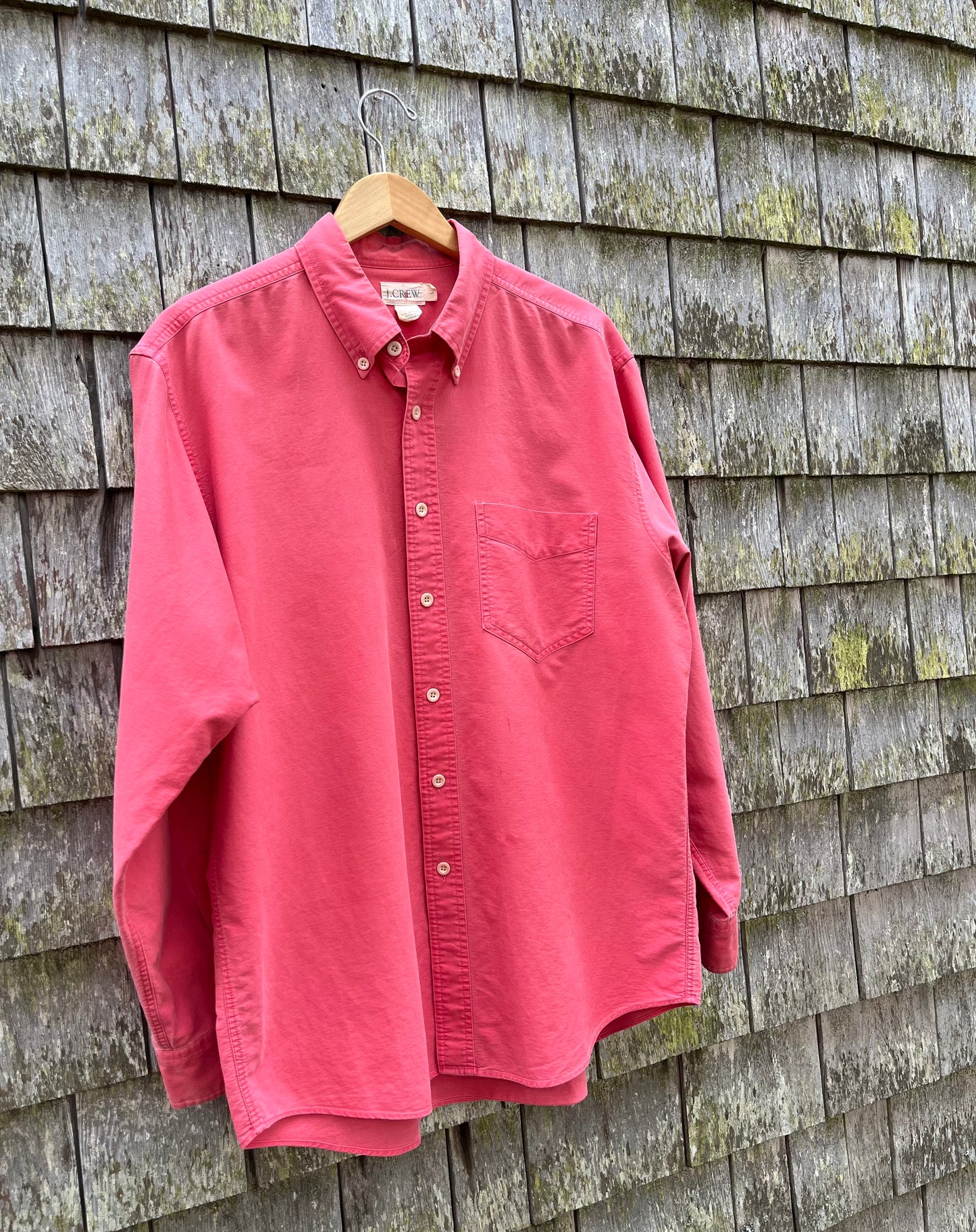90s J.Crew Cotton Twill Button Down Shirt (XL)