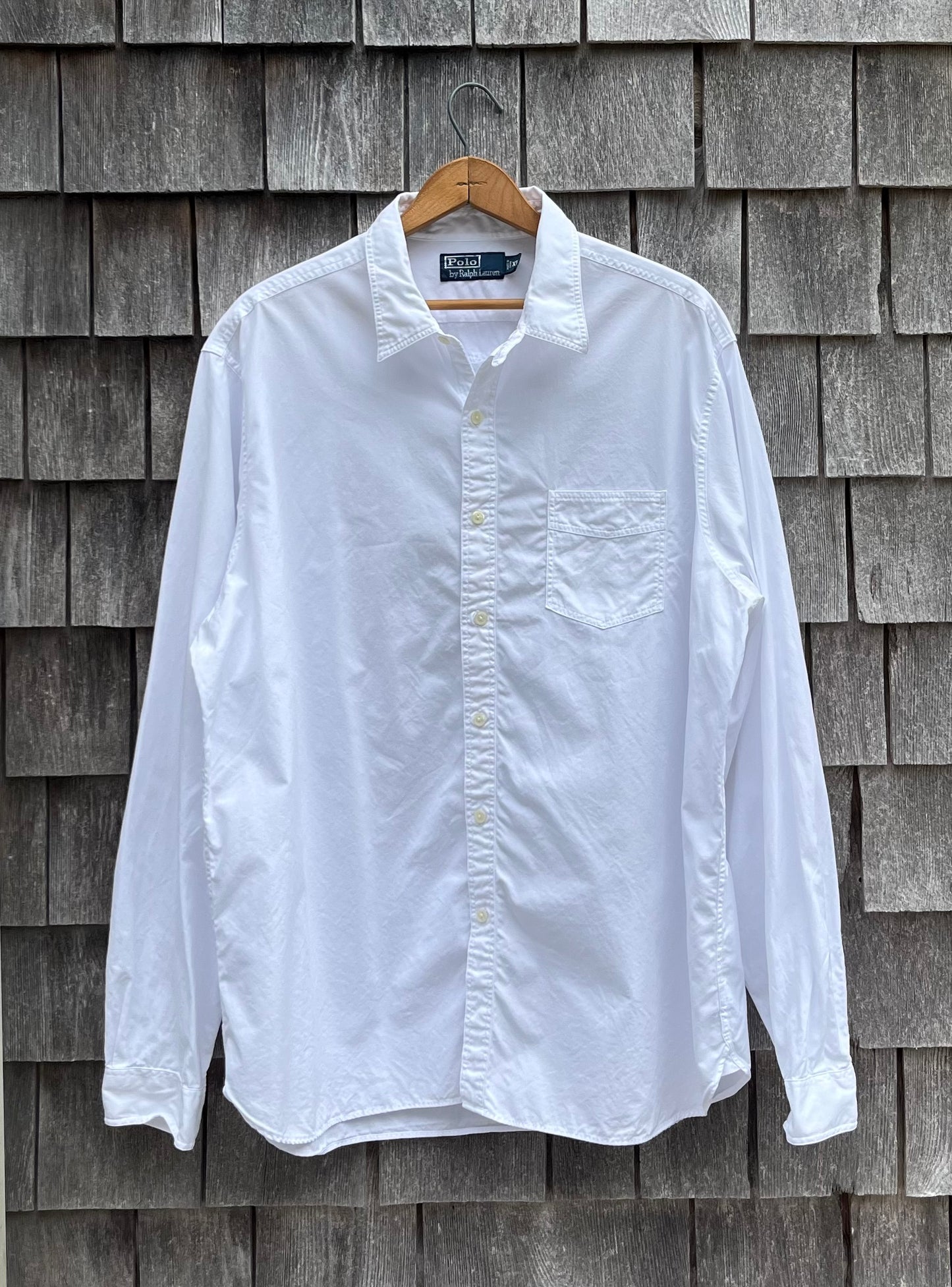 00s Polo Ralph Lauren Chinstrap Collar Button Up Shirt (XL)