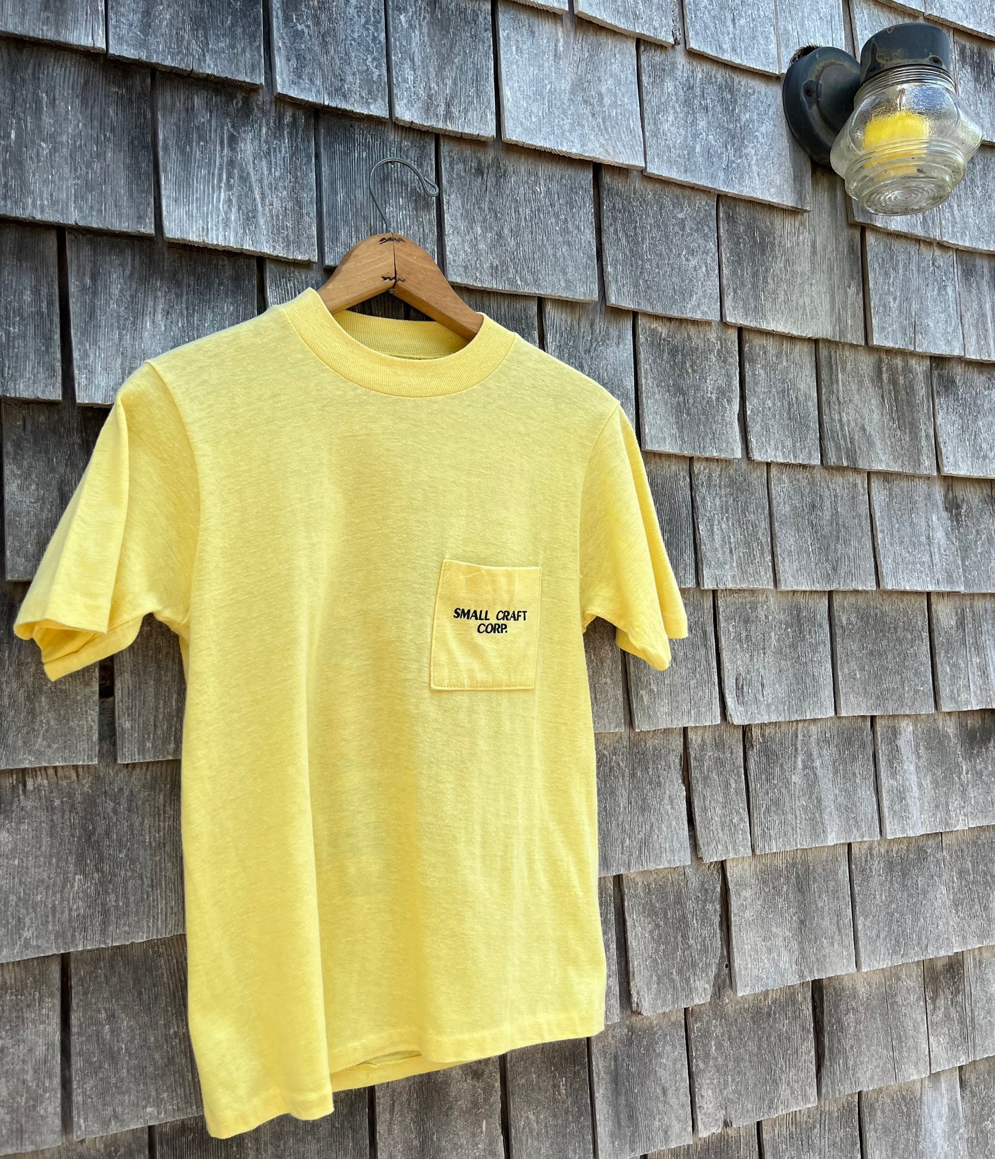 70s Pleasant Bay Classic Chatham Sailing Pocket T-Shirt (S/XS)