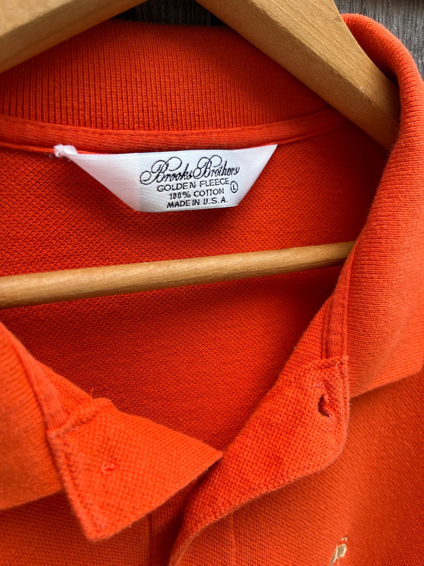 90s Brooks Brothers Golden Fleece Short Sleeve Polo Shirt (L)