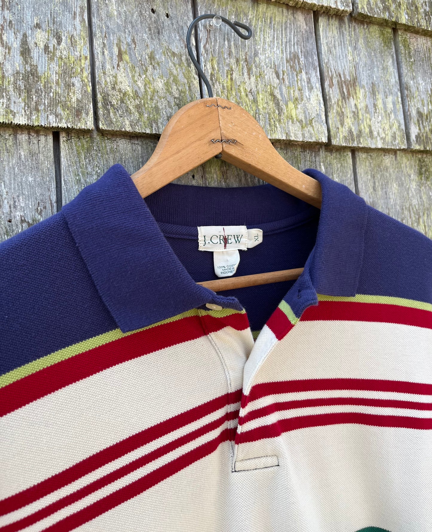 90s J.Crew Cotton Polo Shirt (XL)