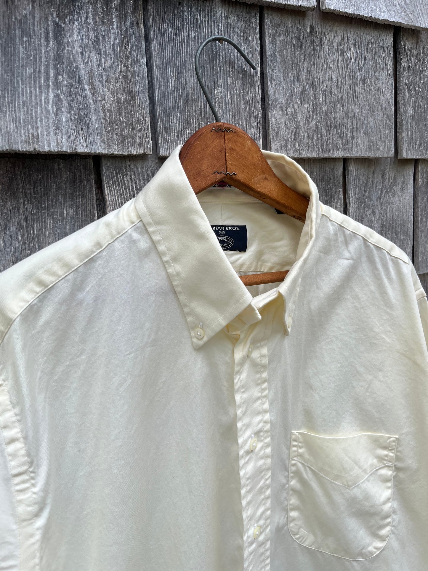 90s Gitman Bros. for Hinsdale Clothiers Pinpoint Oxford Cloth Button Down Shirt (15.5-2)