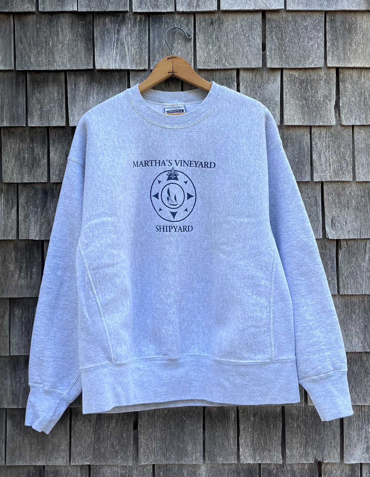 90s Martha’s Vineyard Shipyard Reverse Weave Sweatshirt (XL/XXL)