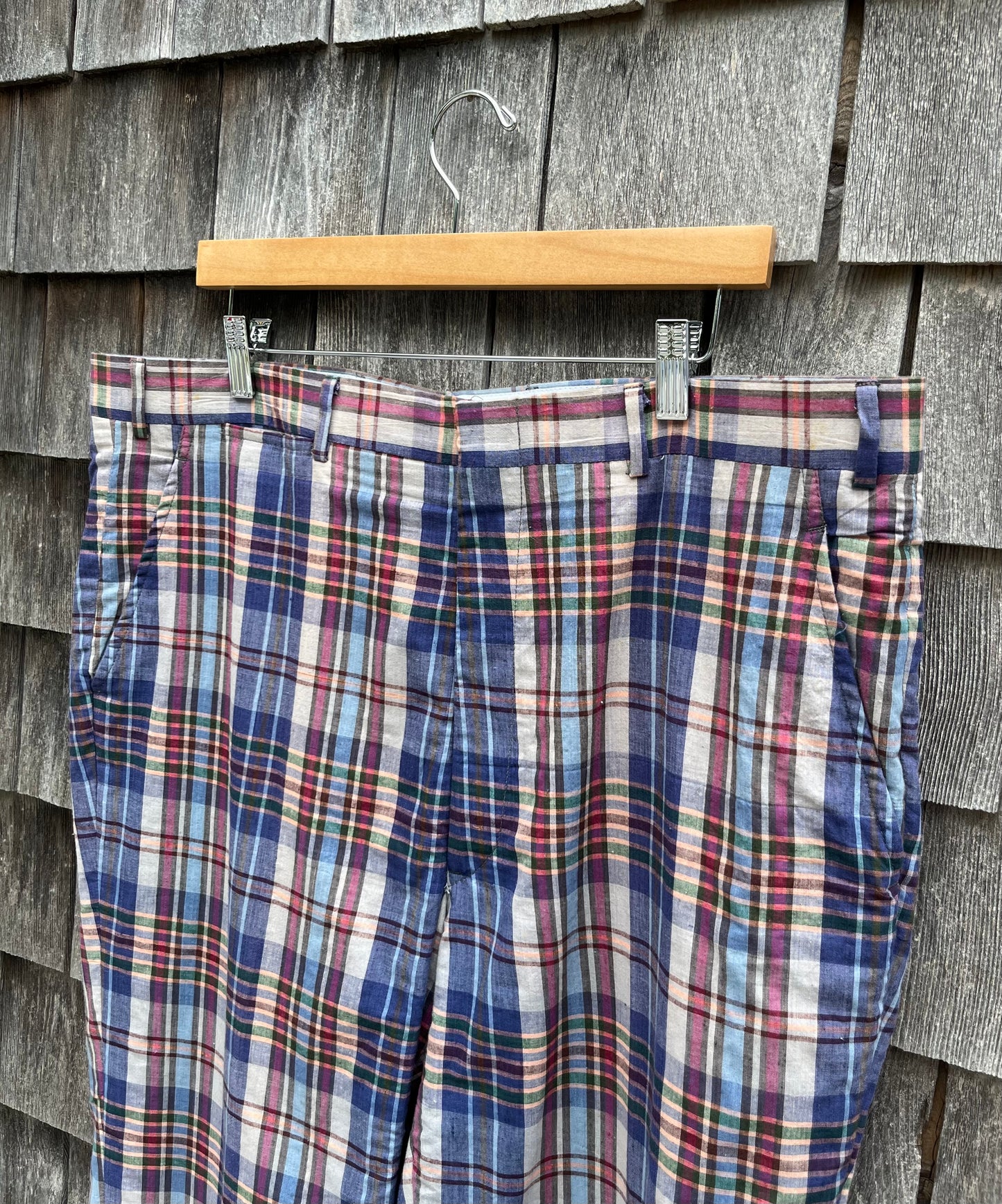 80s Brooks Brothers Madras Plaid Pants (38/29")