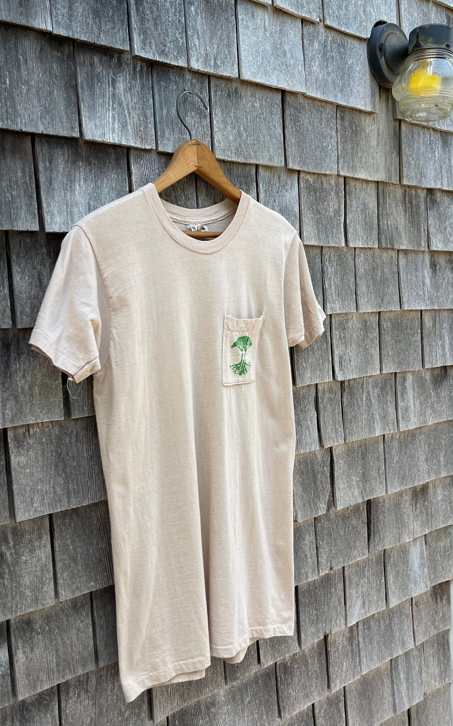 70s Growing Earth Tree Care Pocket T-Shirt (S)