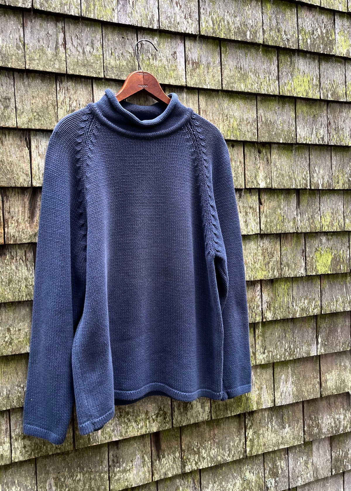 90s J.Crew Rollneck Cotton Knit Sweater (M/L)