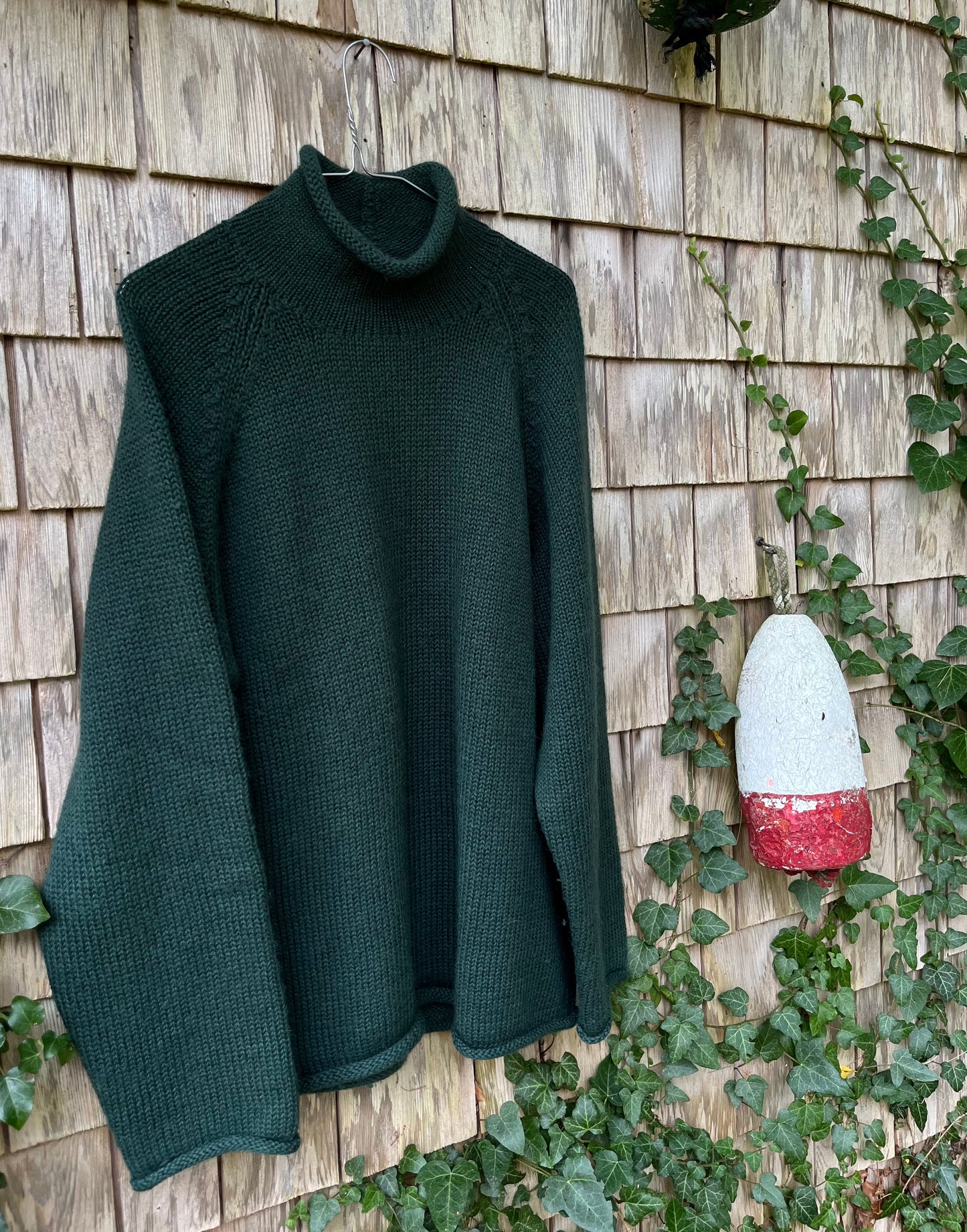 90s J. Crew Wool Knit Rollneck Sweater (L)