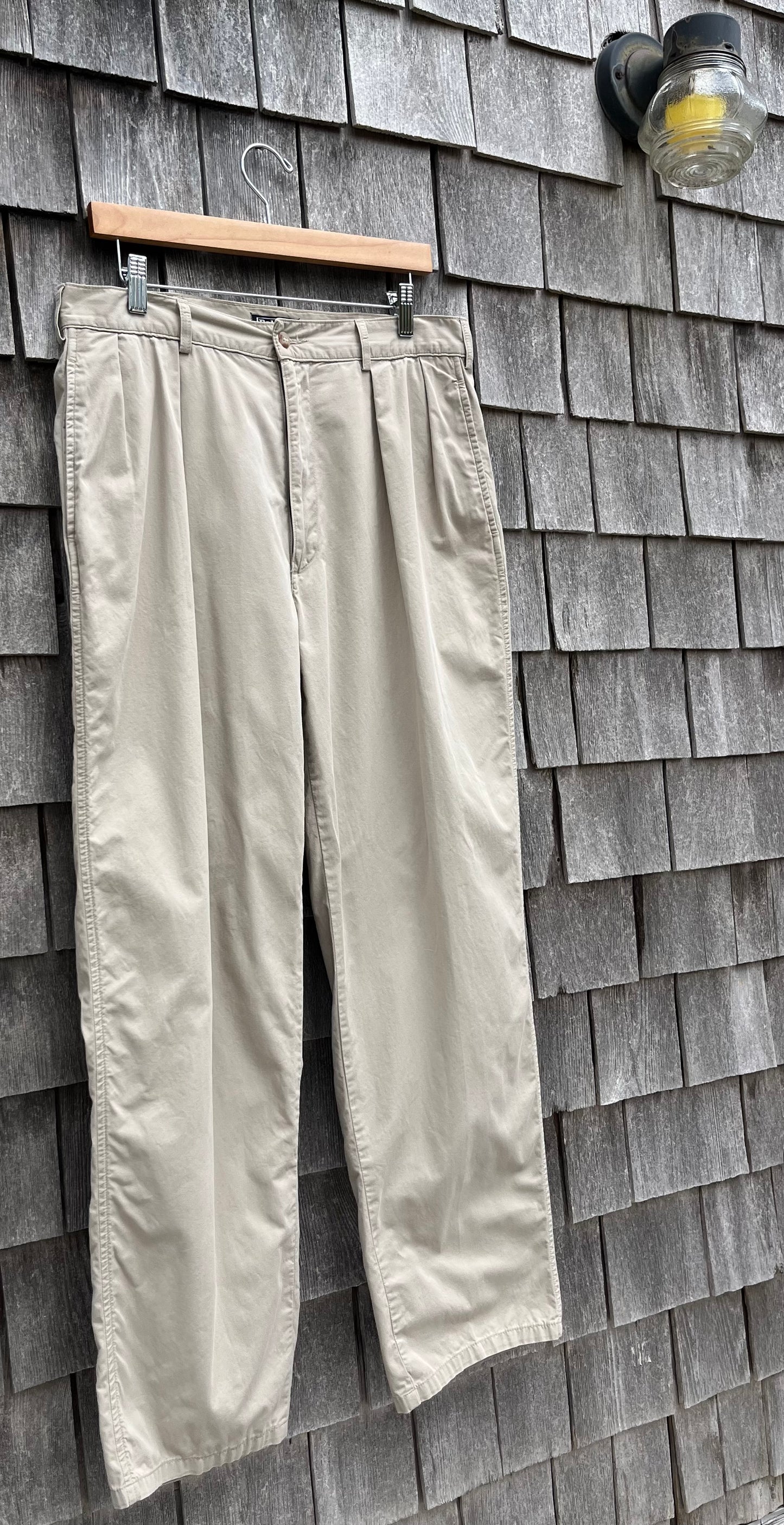 90s Polo Ralph Lauren ‘Original Golf Pant’ Lightweight Khaki Cotton (32/30)