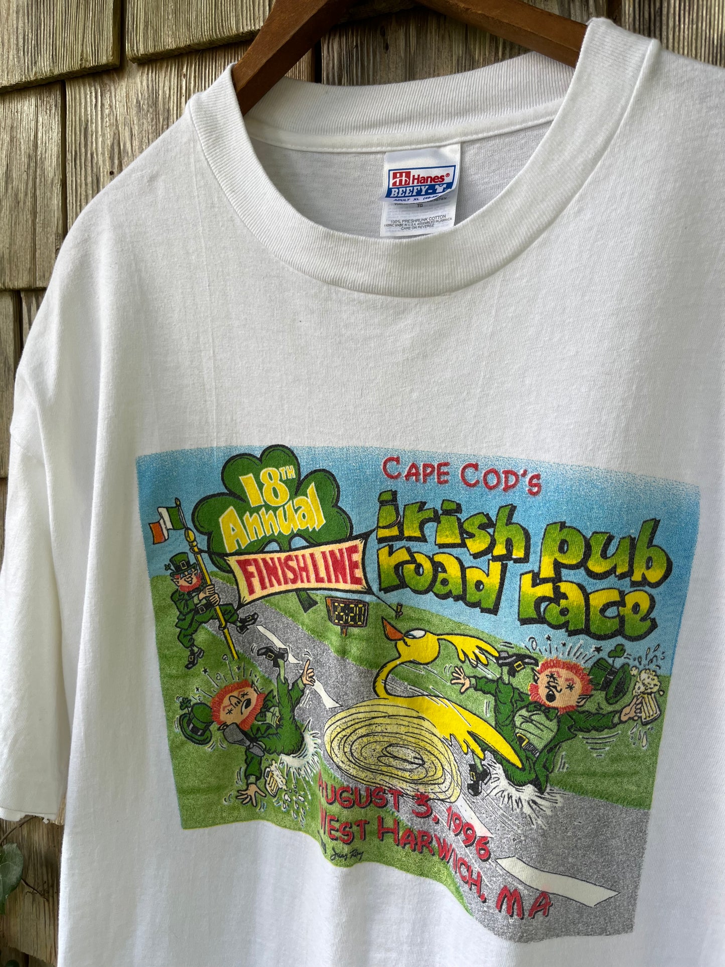 90s Irish Pub West Harwich Road Race T-Shirt (XL)