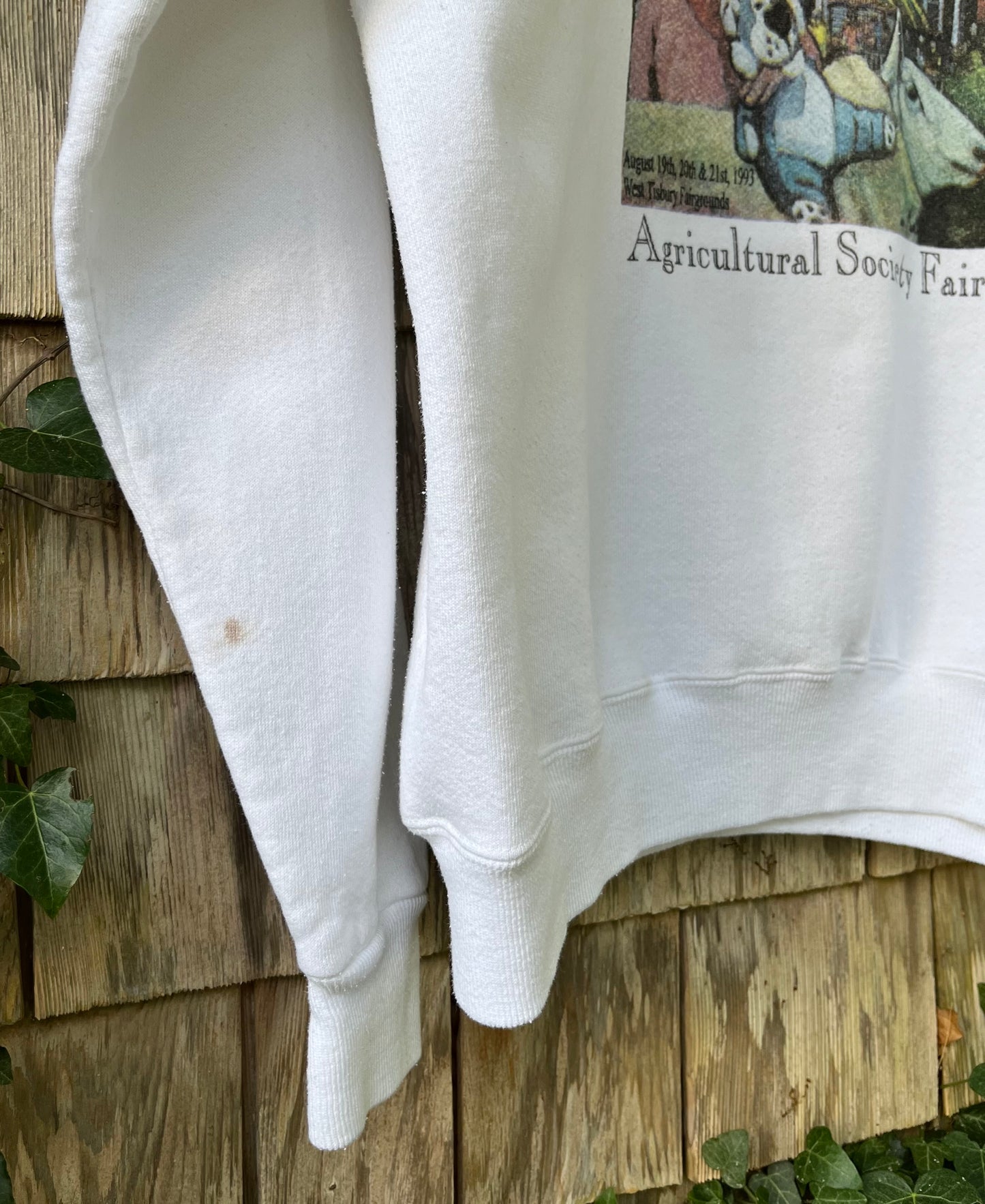 90s Martha’s Vineyard Agricultural Fair Crewneck Sweatshirt (L)