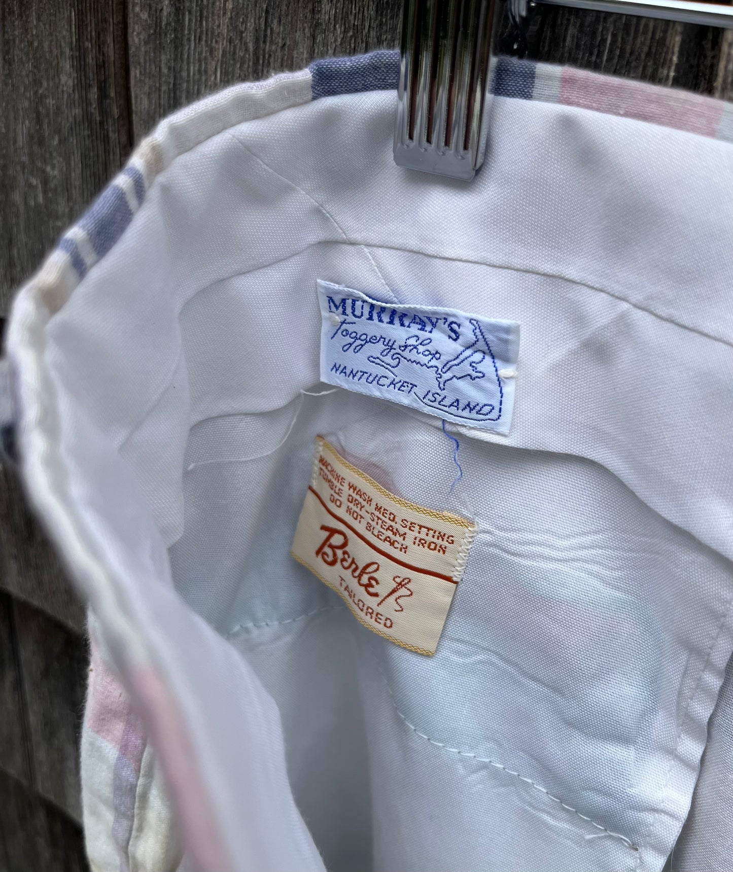 80s Berle for Murray's Toggery Nantucket Plaid Madras Pants (34/30”)