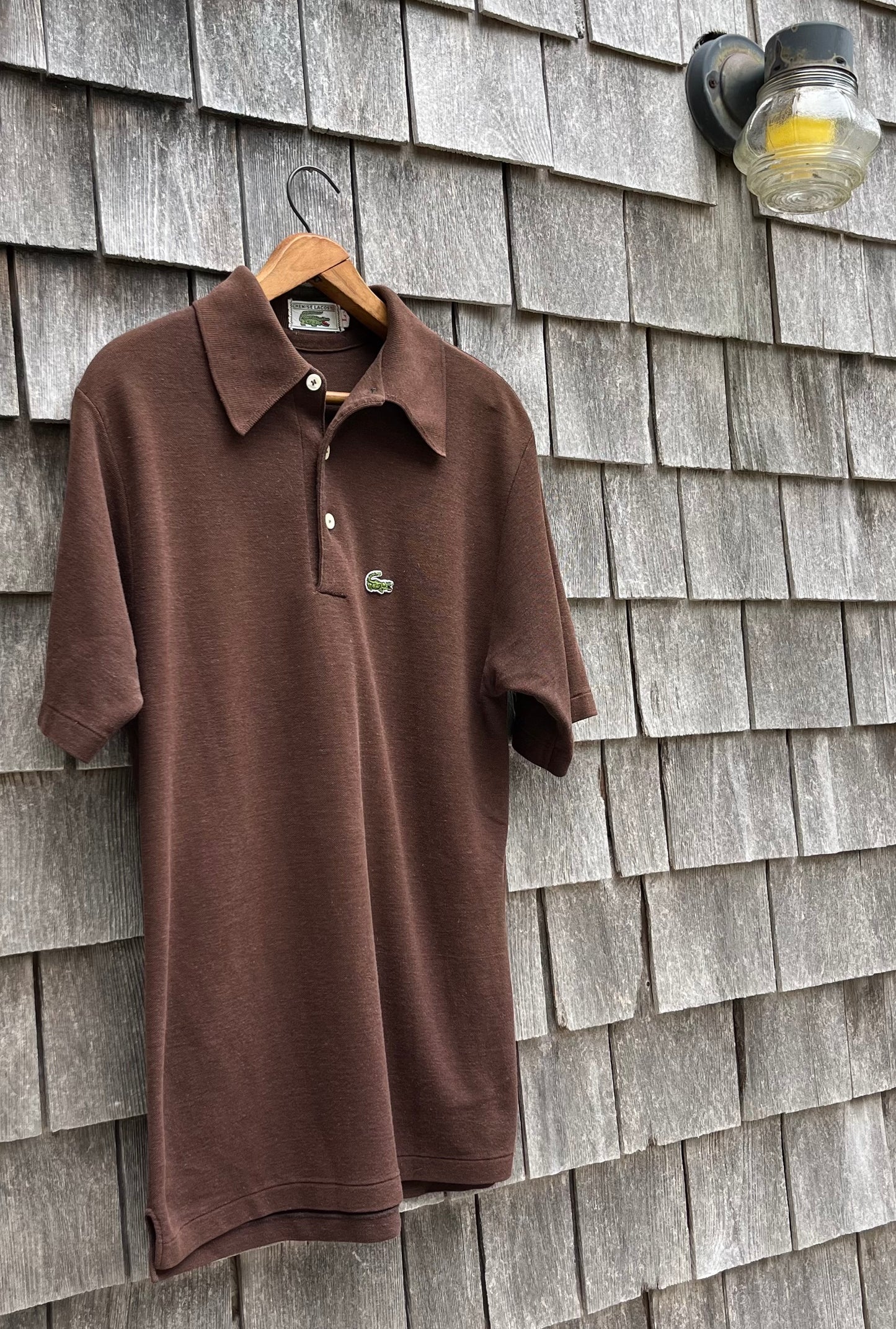 70s Lacoste Chemise Polo Shirt (M)