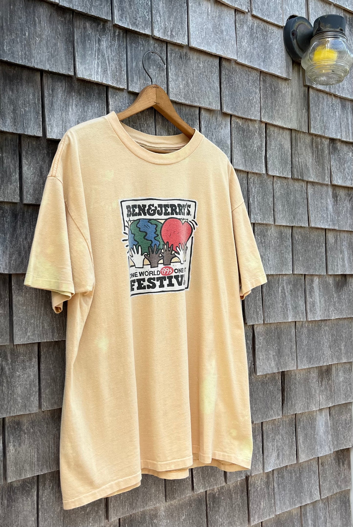 90s Ben & Jerry’s One World One Heart Festival T-Shirt (XL)