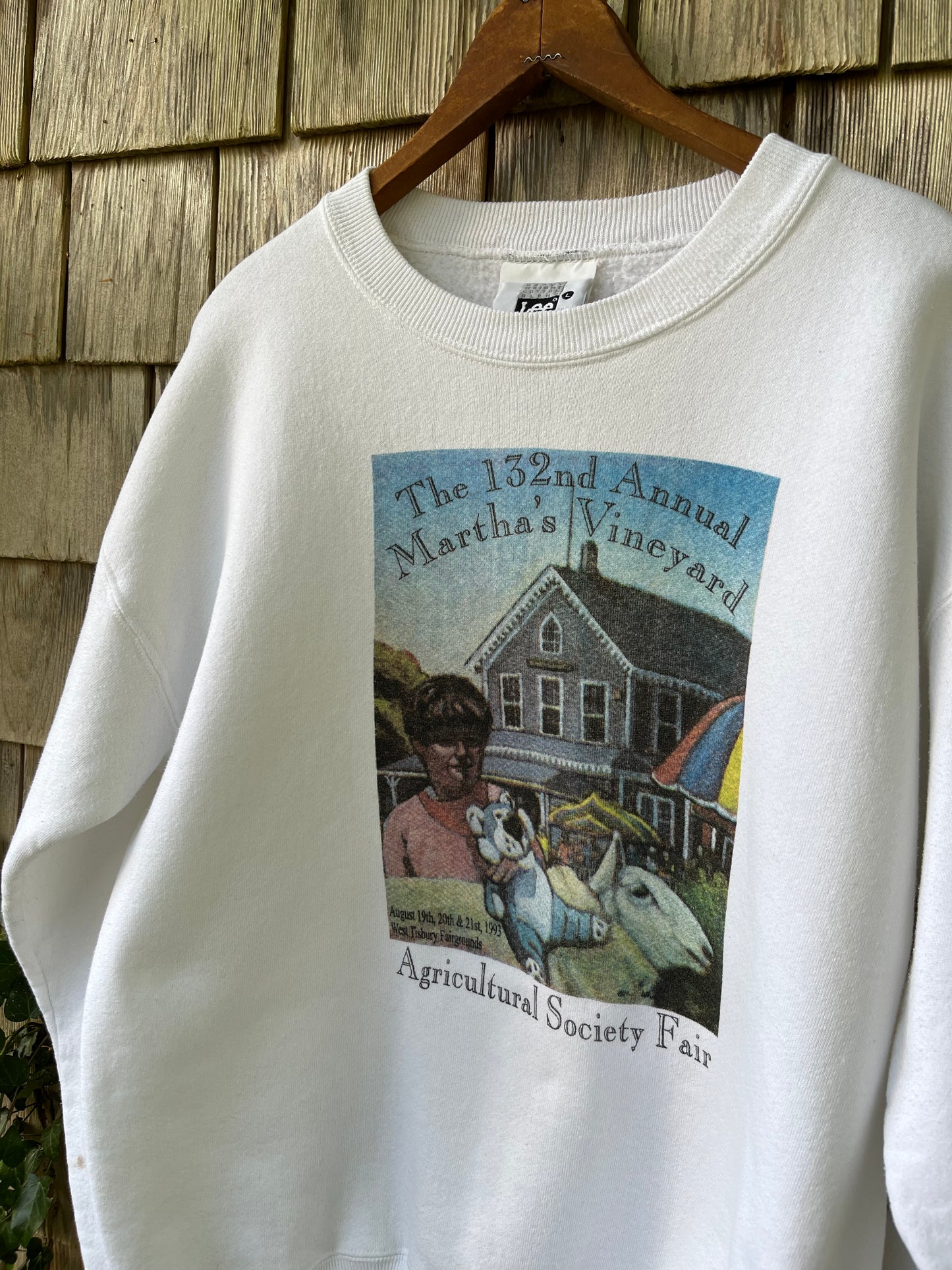 90s Martha’s Vineyard Agricultural Fair Crewneck Sweatshirt (L)