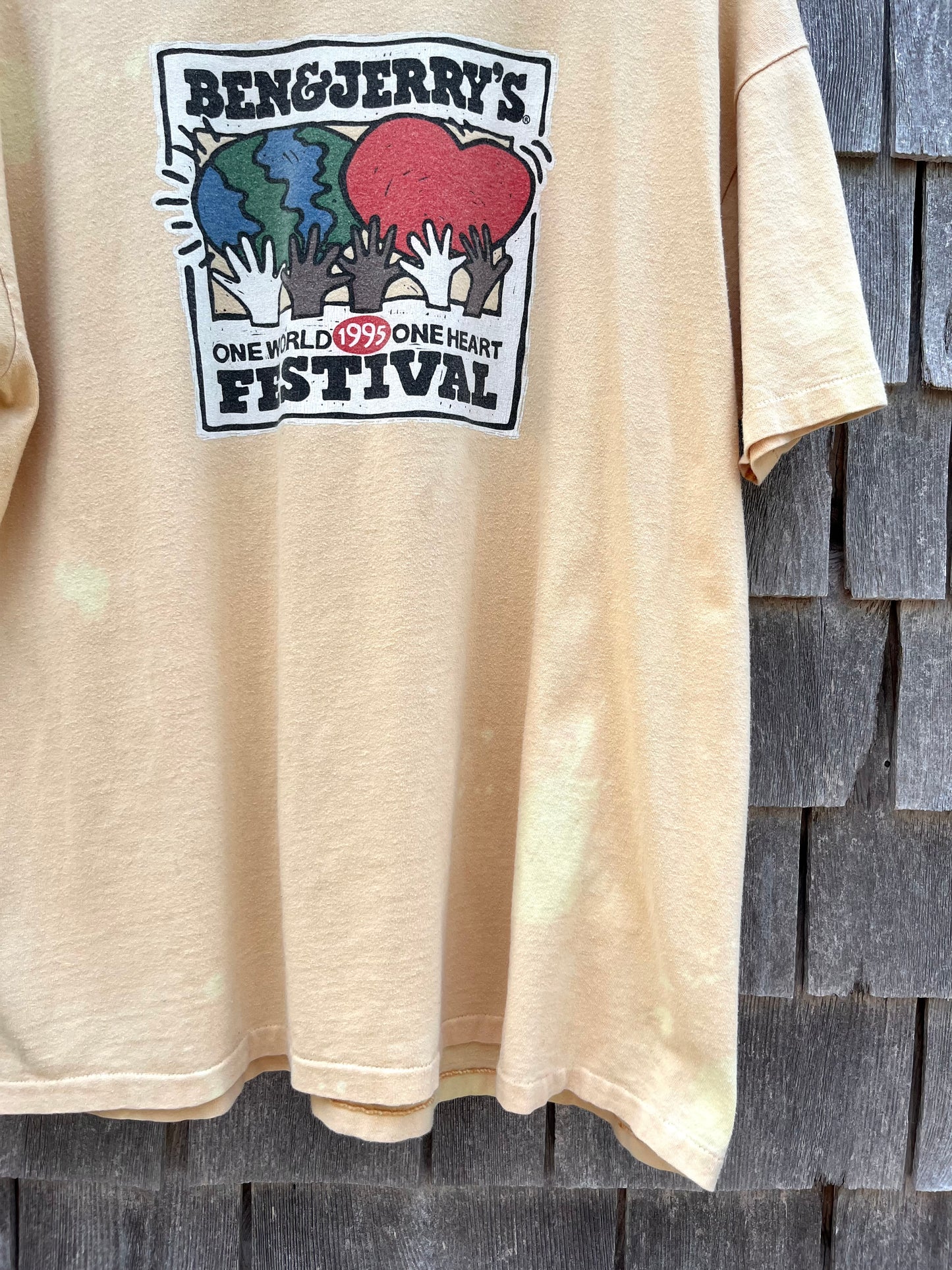 90s Ben & Jerry’s One World One Heart Festival T-Shirt (XL)