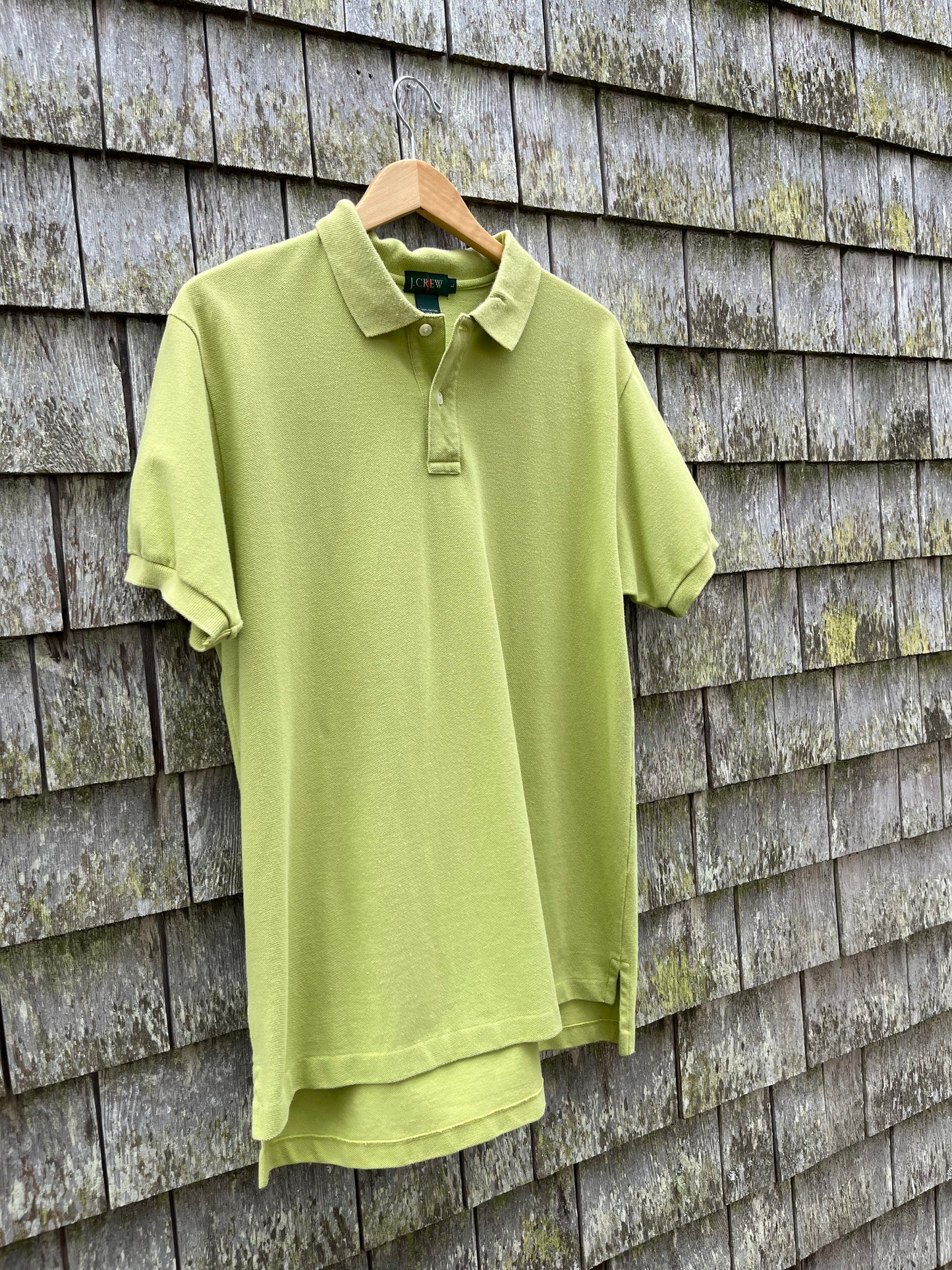 90s J.Crew Cotton Piqué Polo Shirt (L/XL)
