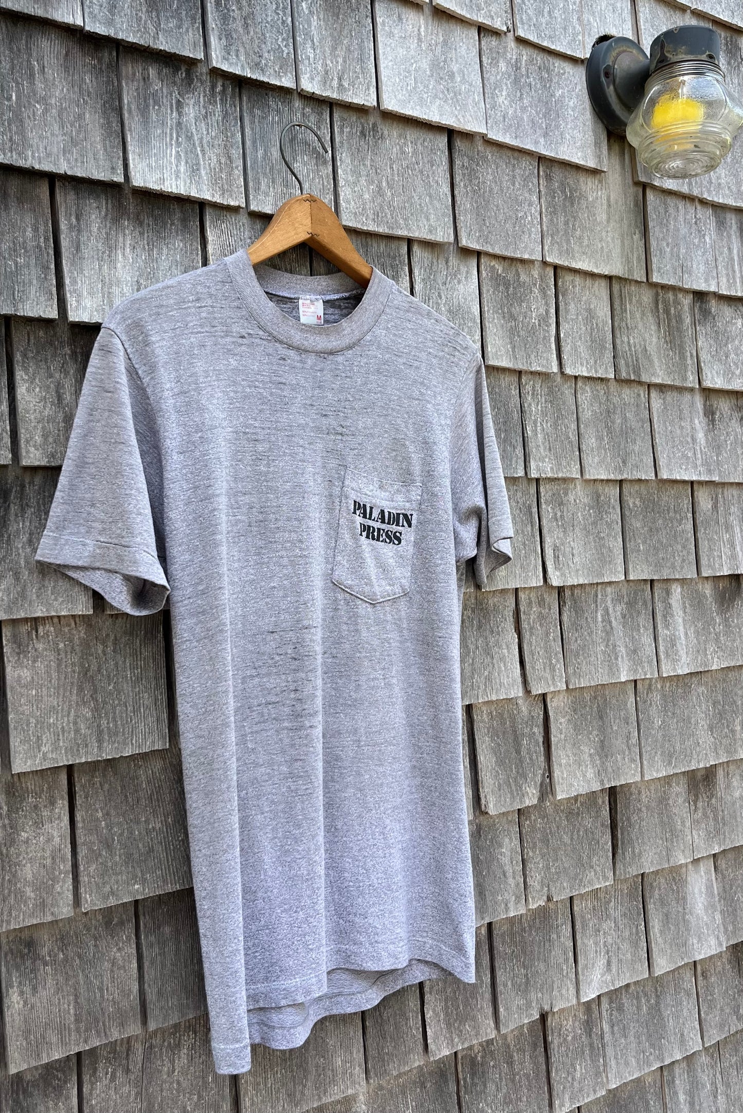 80s Paladin Press Publishing Pocket T-shirt (S)
