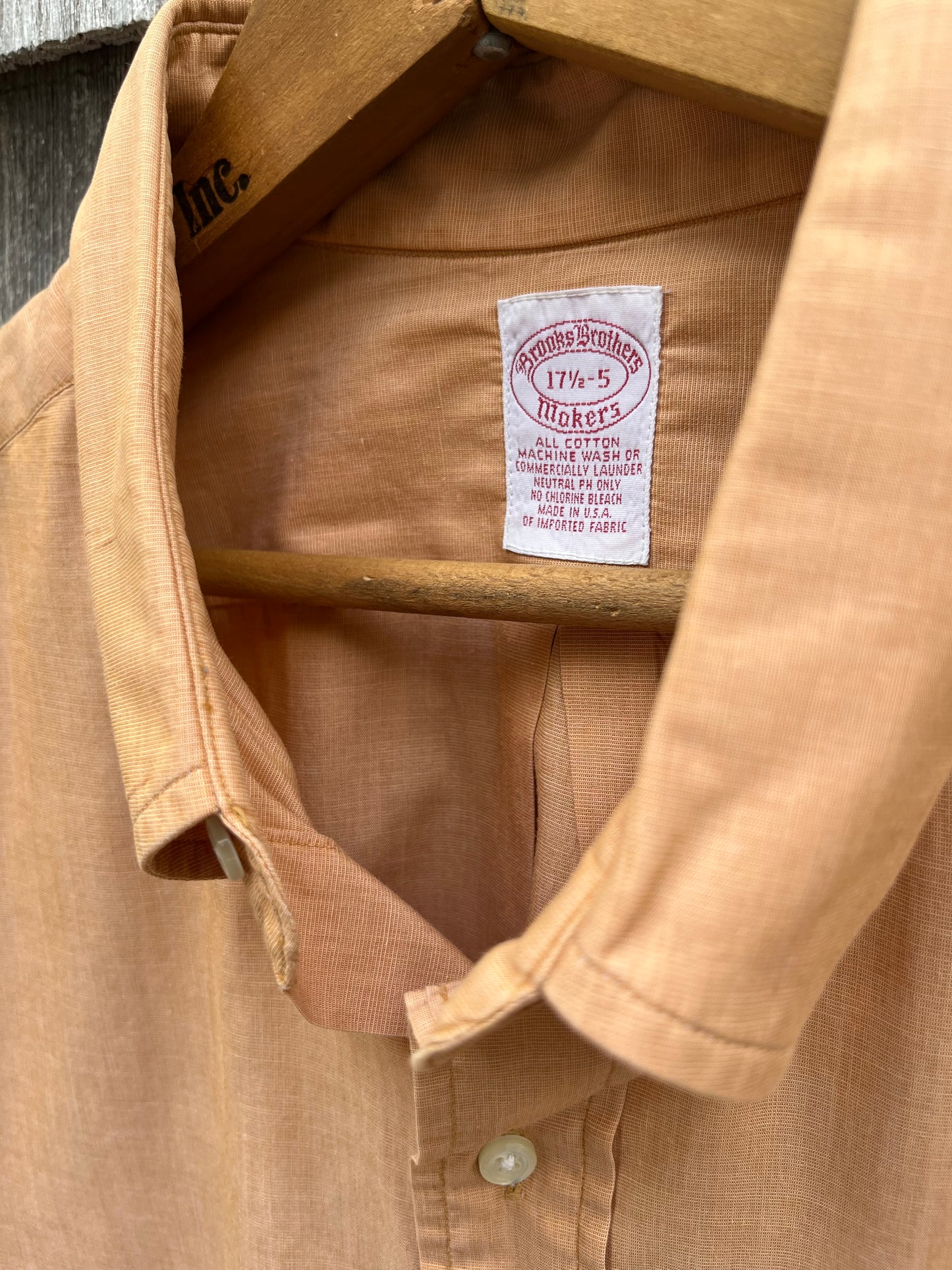90s Brooks Brothers Makers Cotton Broadcloth Button Down Shirt (17.5-5)