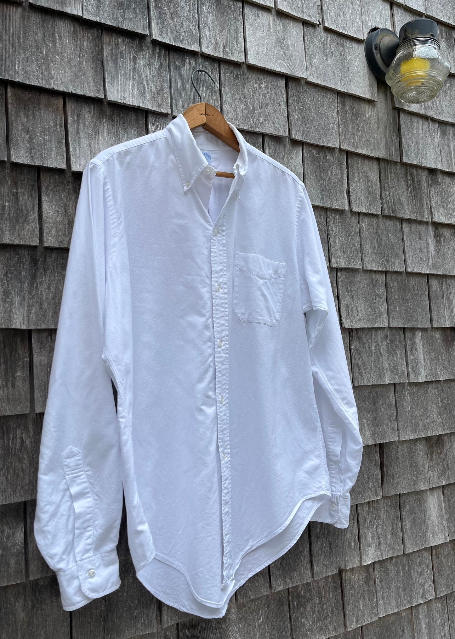 80s Brooks Brothers Makers 6-Button Oxford Cloth Button Down Shirt (15.5-5)