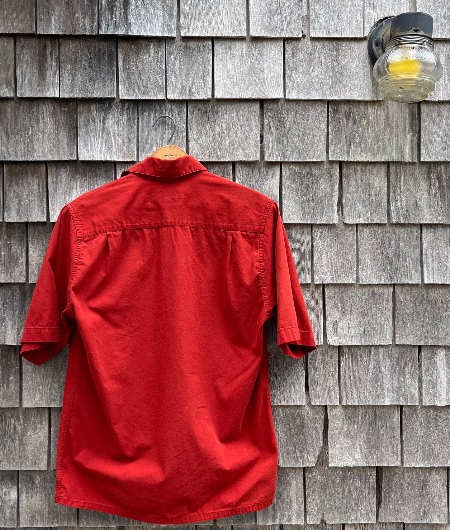 80s Banana Republic Short Sleeve Button Up Shirt (S)