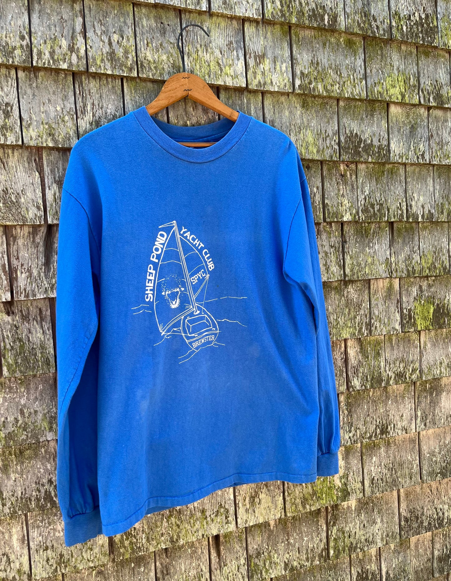 90s Sheep Pond Yacht Club Brewster Long Sleeve T-Shirt (M/L)
