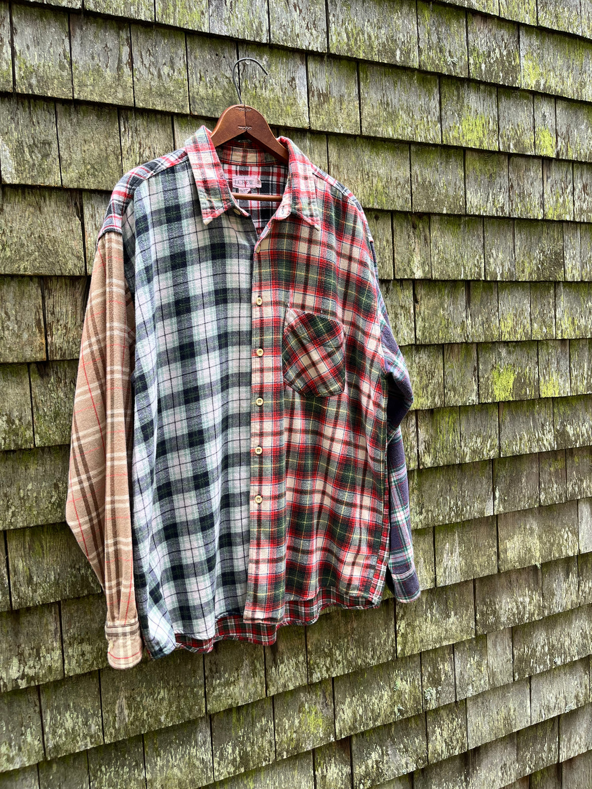 90s J.Crew Cotton Flannel Fun Shirt (XL)