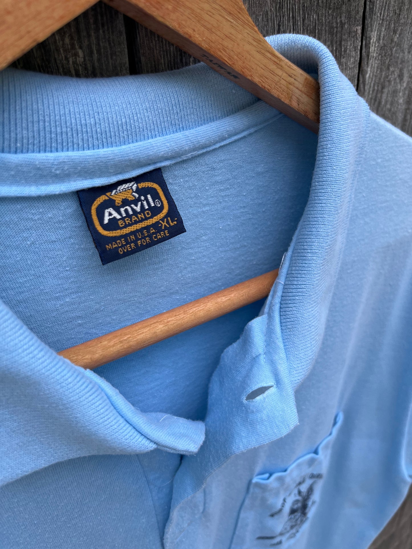 80s Bishop Spring Tennis Tournament Pocket Polo Shirt (L)